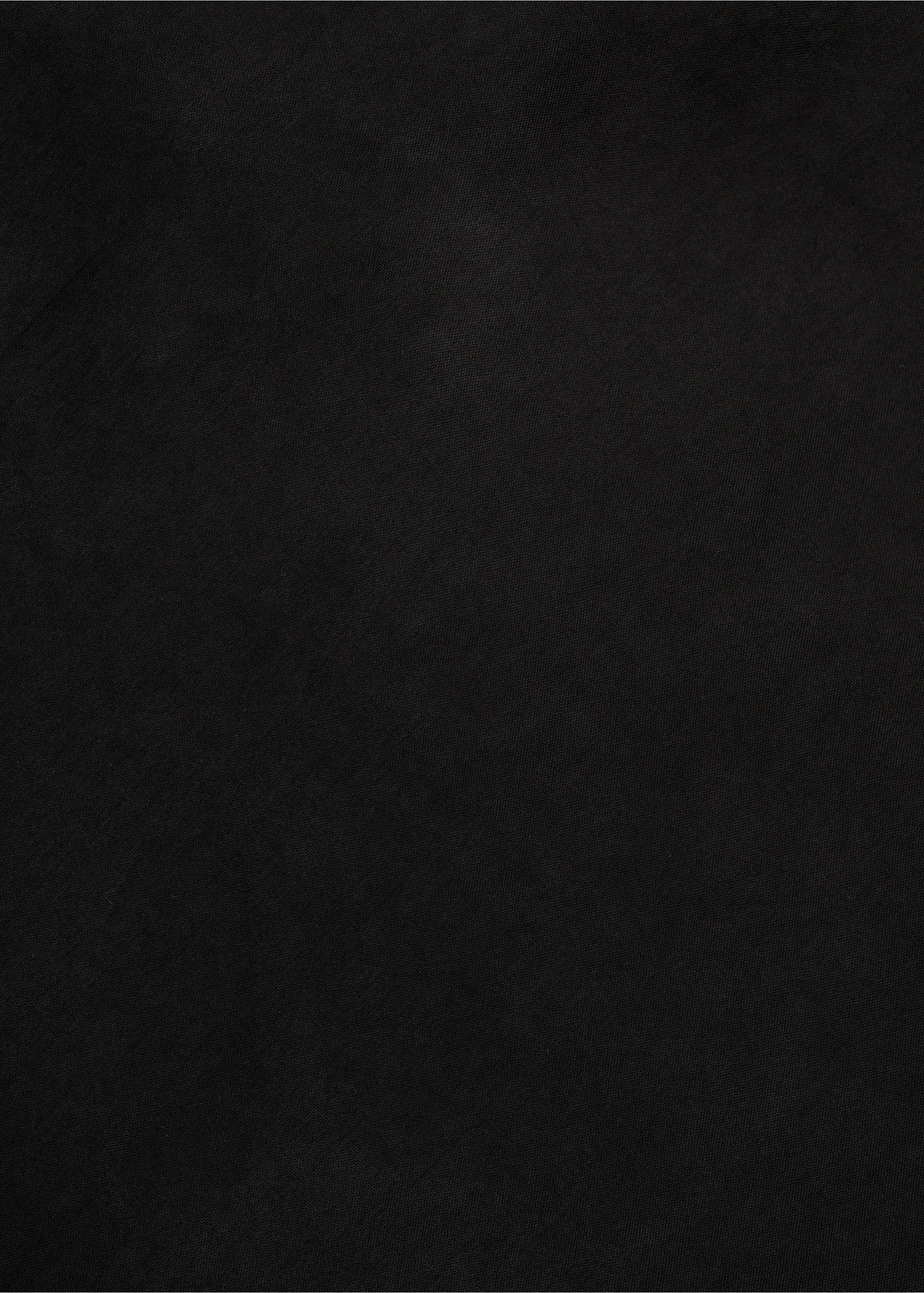 Strapless cupro top - Details of the article 0, Black. Ref: 77094028-00.