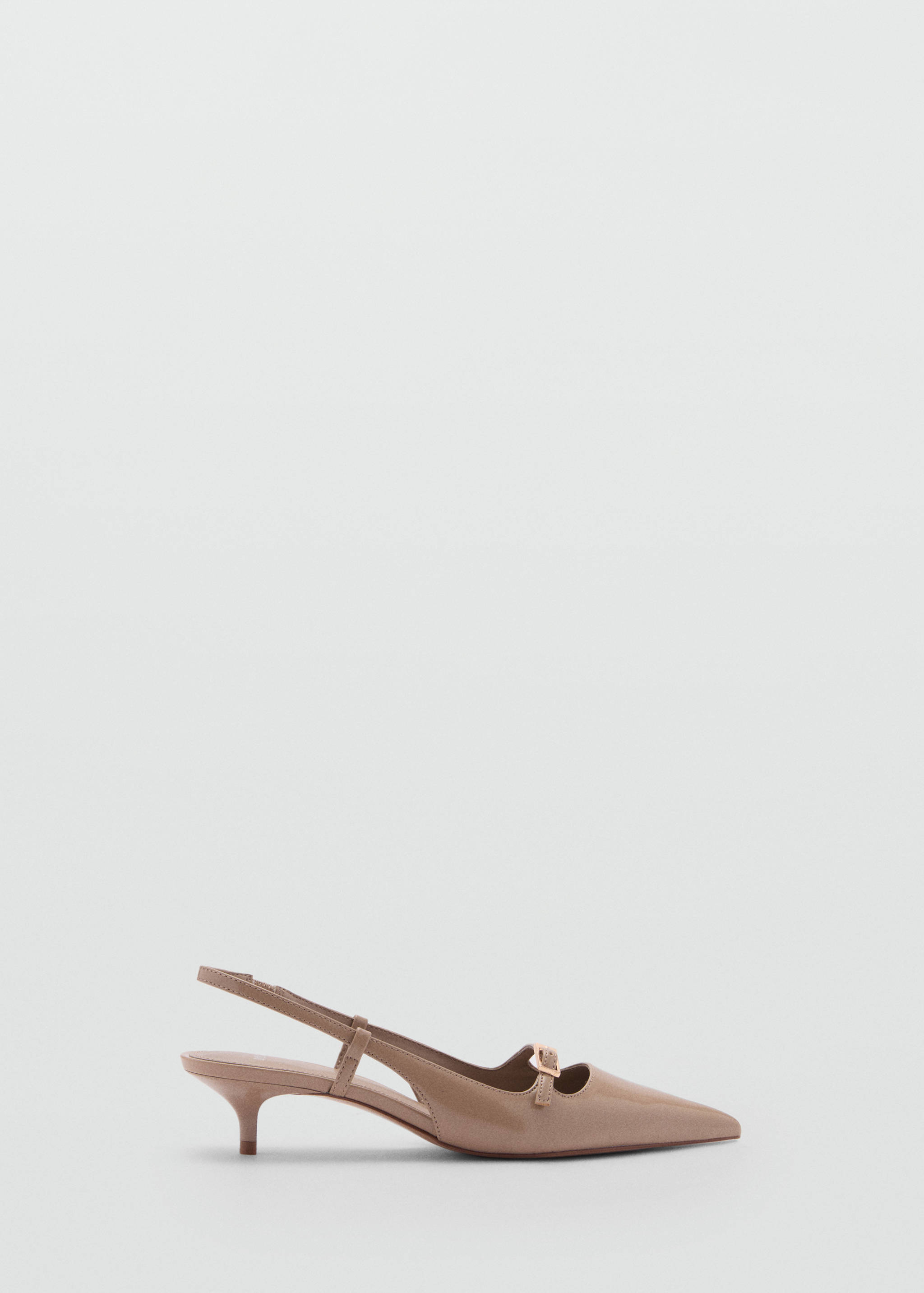 Slingback heeled shoes with buckle - Article without model