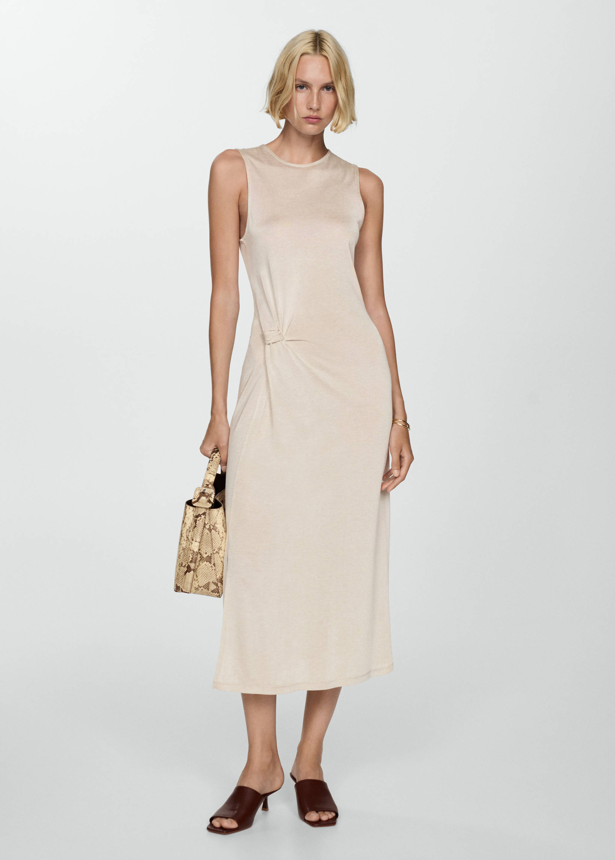 Robe maille nœud - Plan général