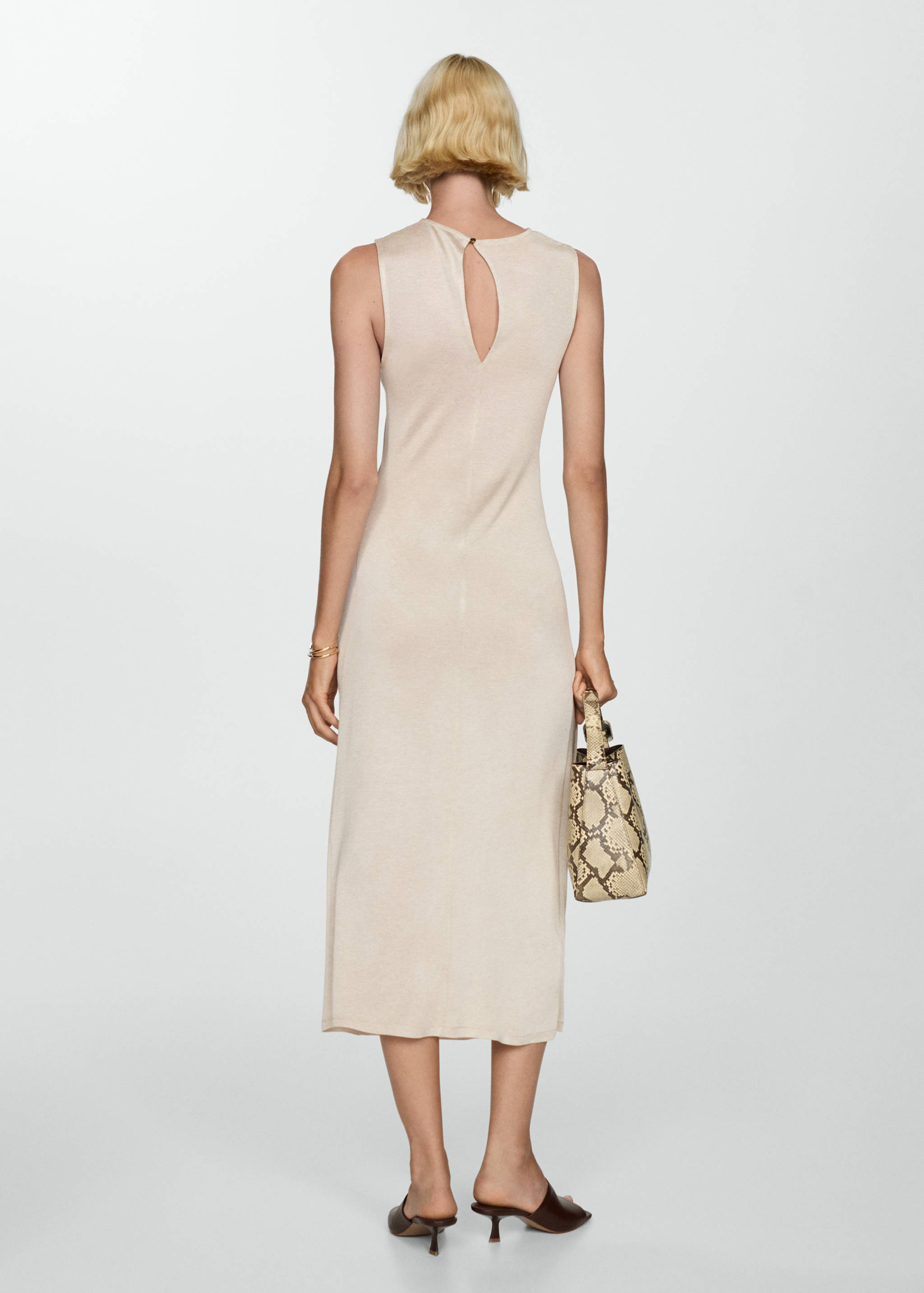 Robe maille nœud - Verso de l’article