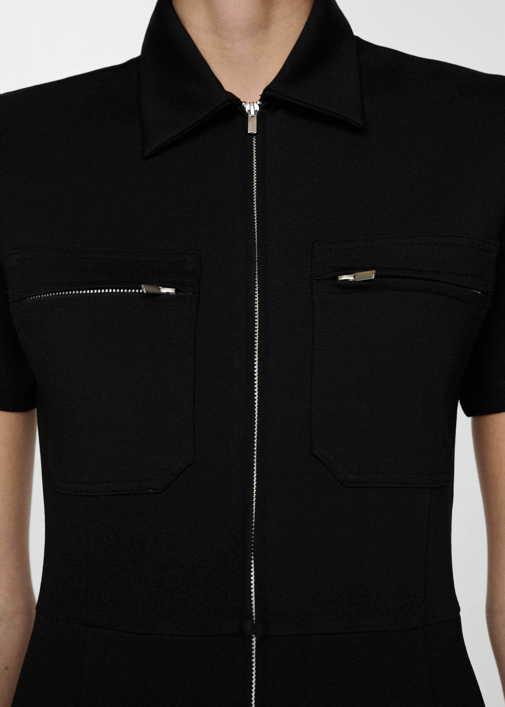 Långärmad bröstficka jumpsuit - Detaljer om artikeln 6