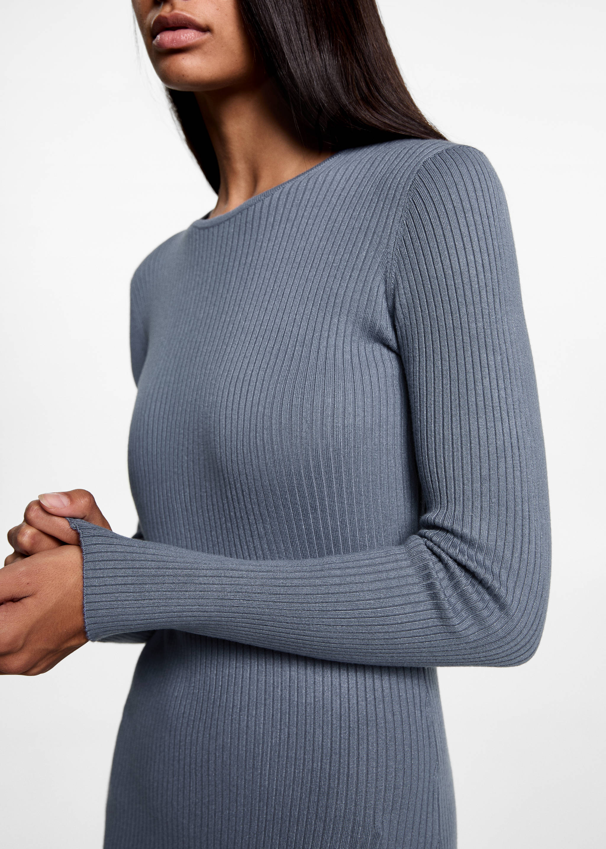 Vestit midi canalé - Detall de l'article 6