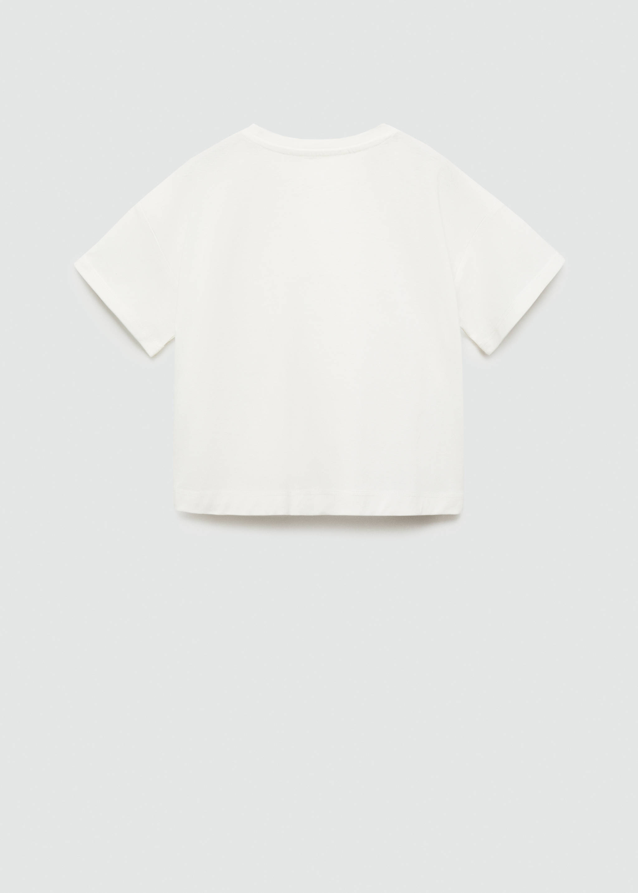 Pocket cotton T-shirt - Reverse of the article