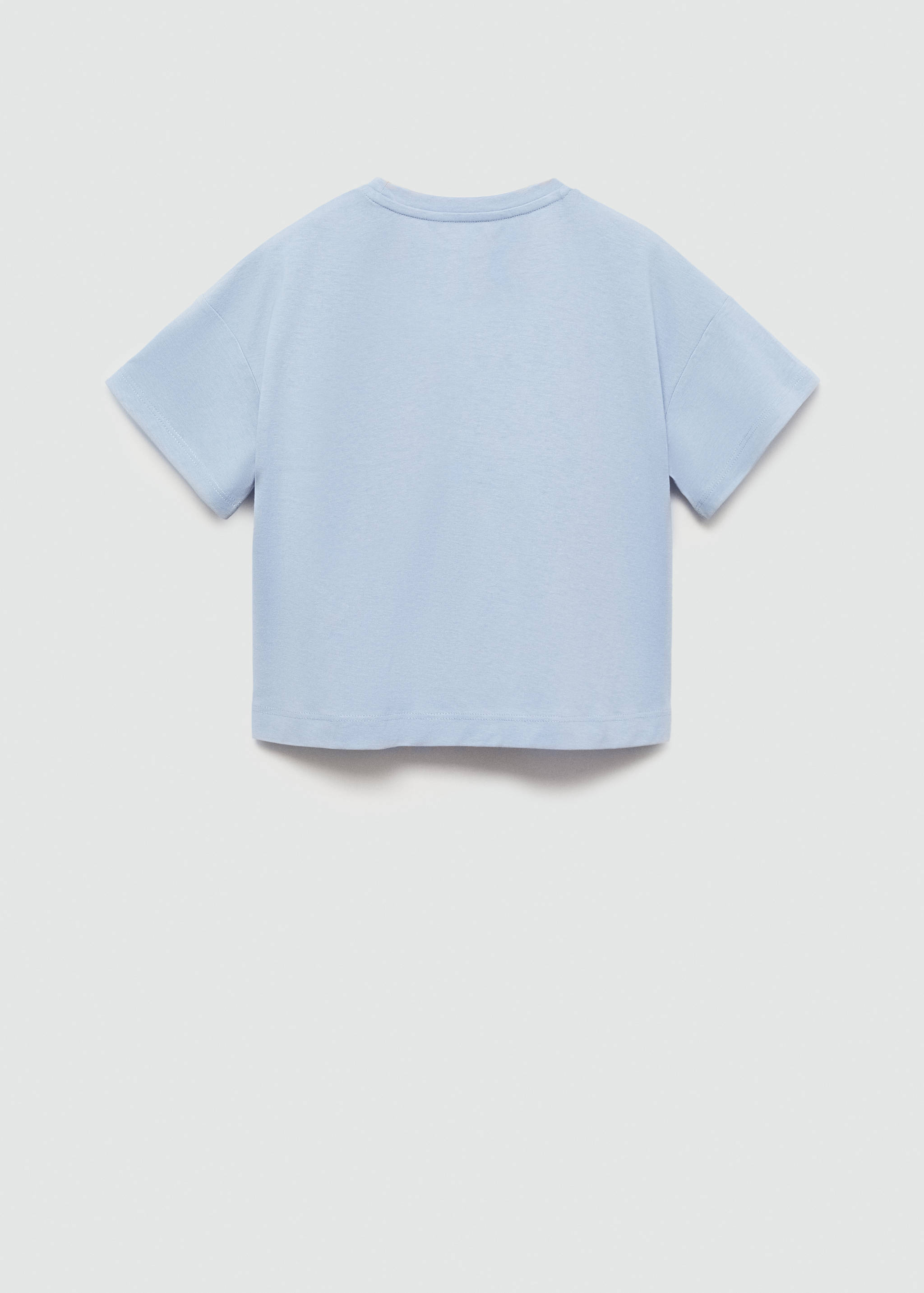Pocket cotton T-shirt - Reverse of the article
