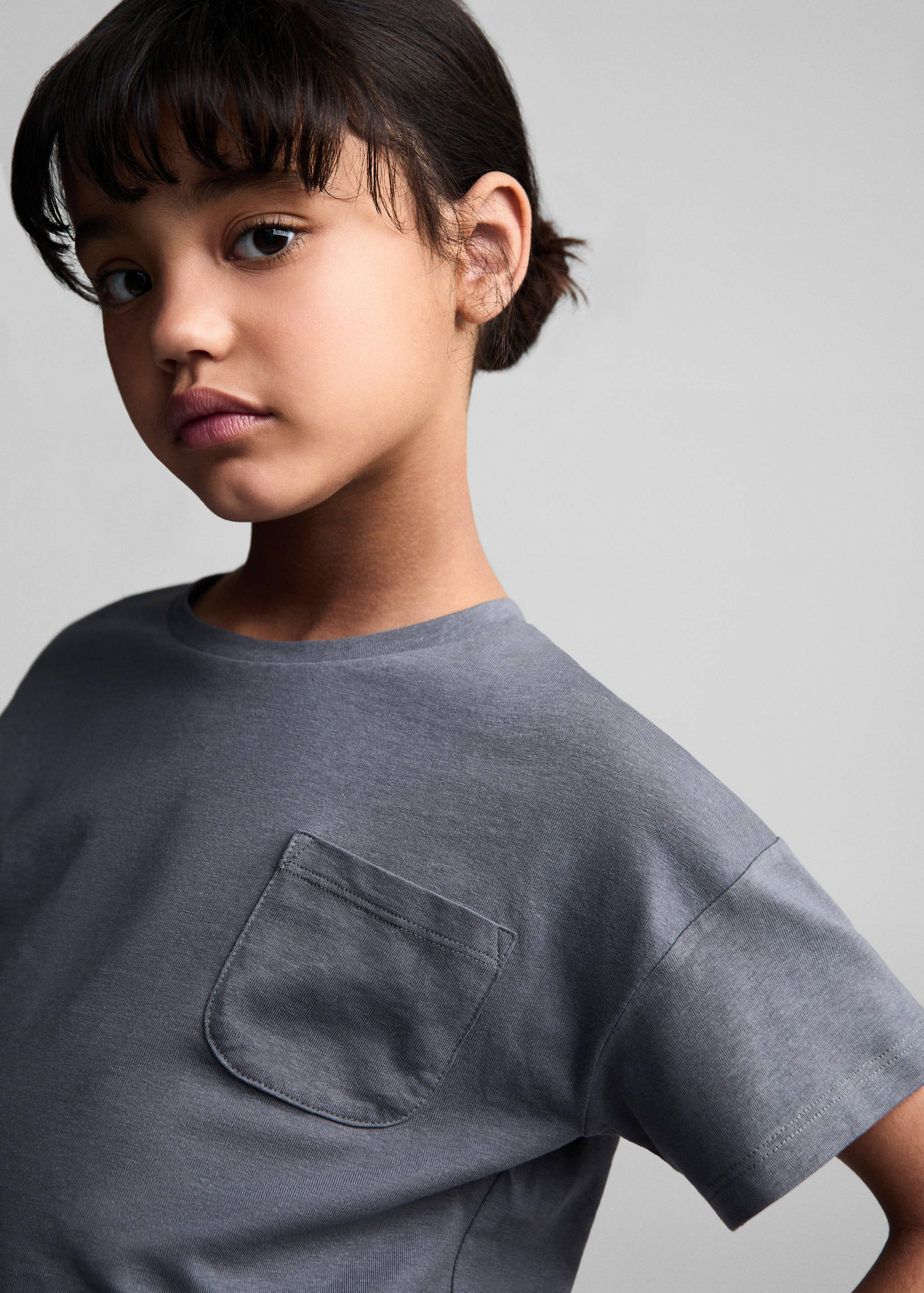 Pocket cotton T-shirt - Details of the article 1