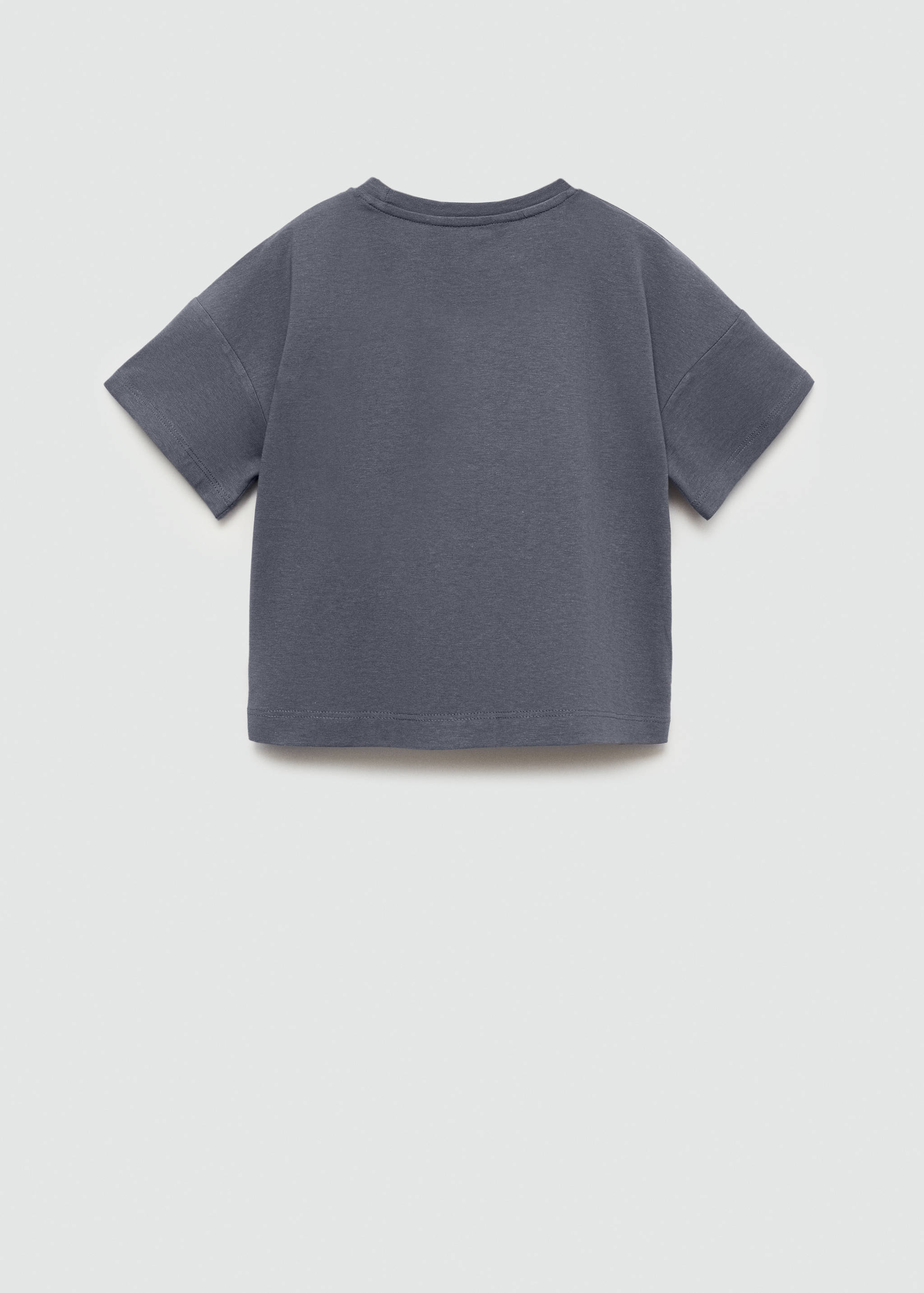 Pocket cotton T-shirt - Reverse of the article