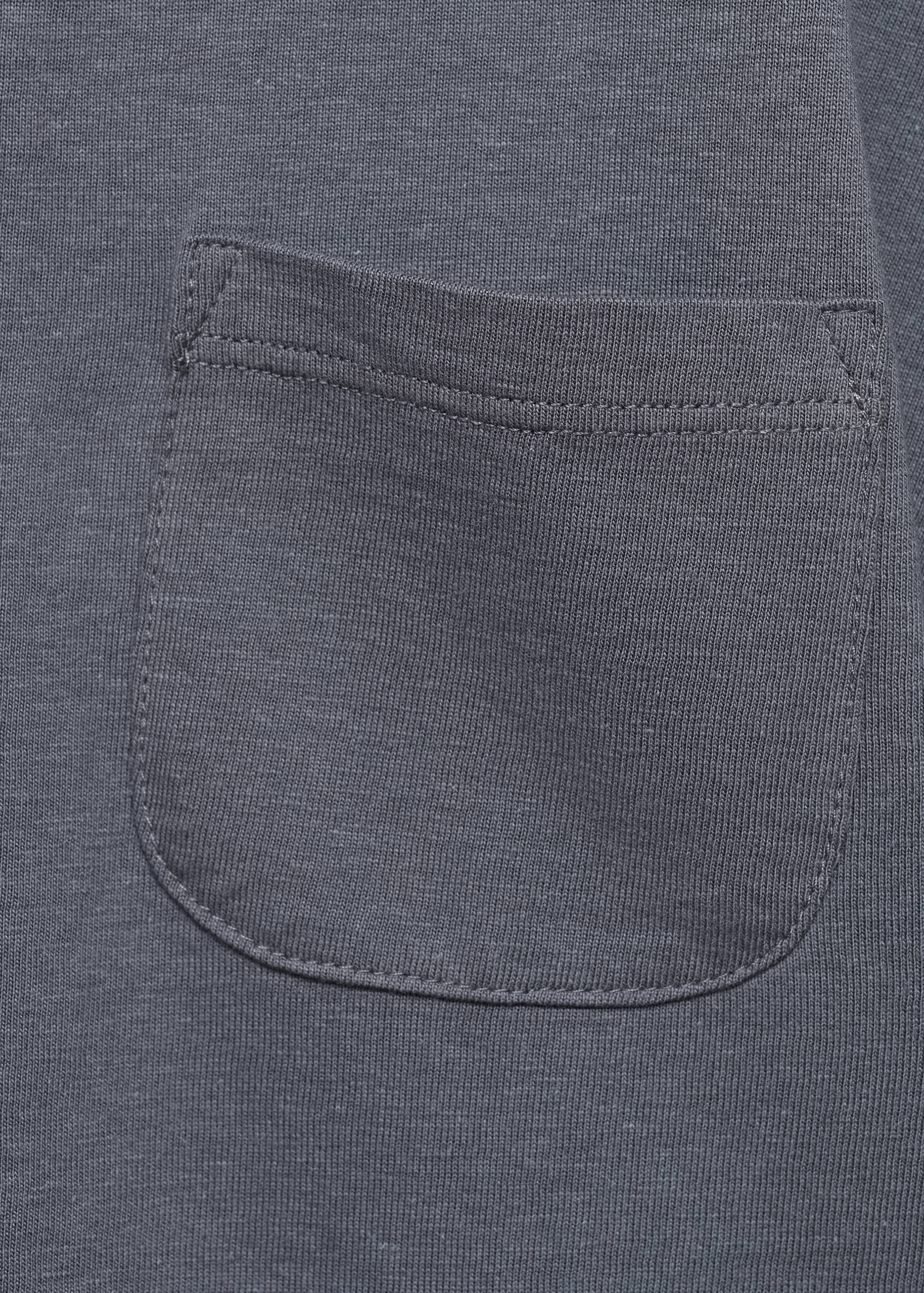 Pocket cotton T-shirt - Details of the article 8
