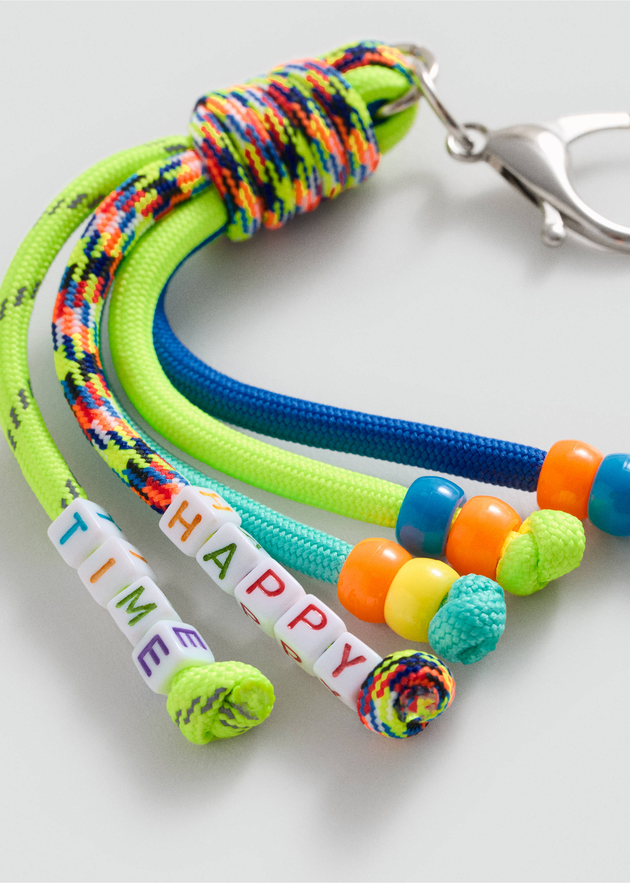 Combined leading keychain - Details of the article 1, Dark Navy. Ref: 77094044-00.