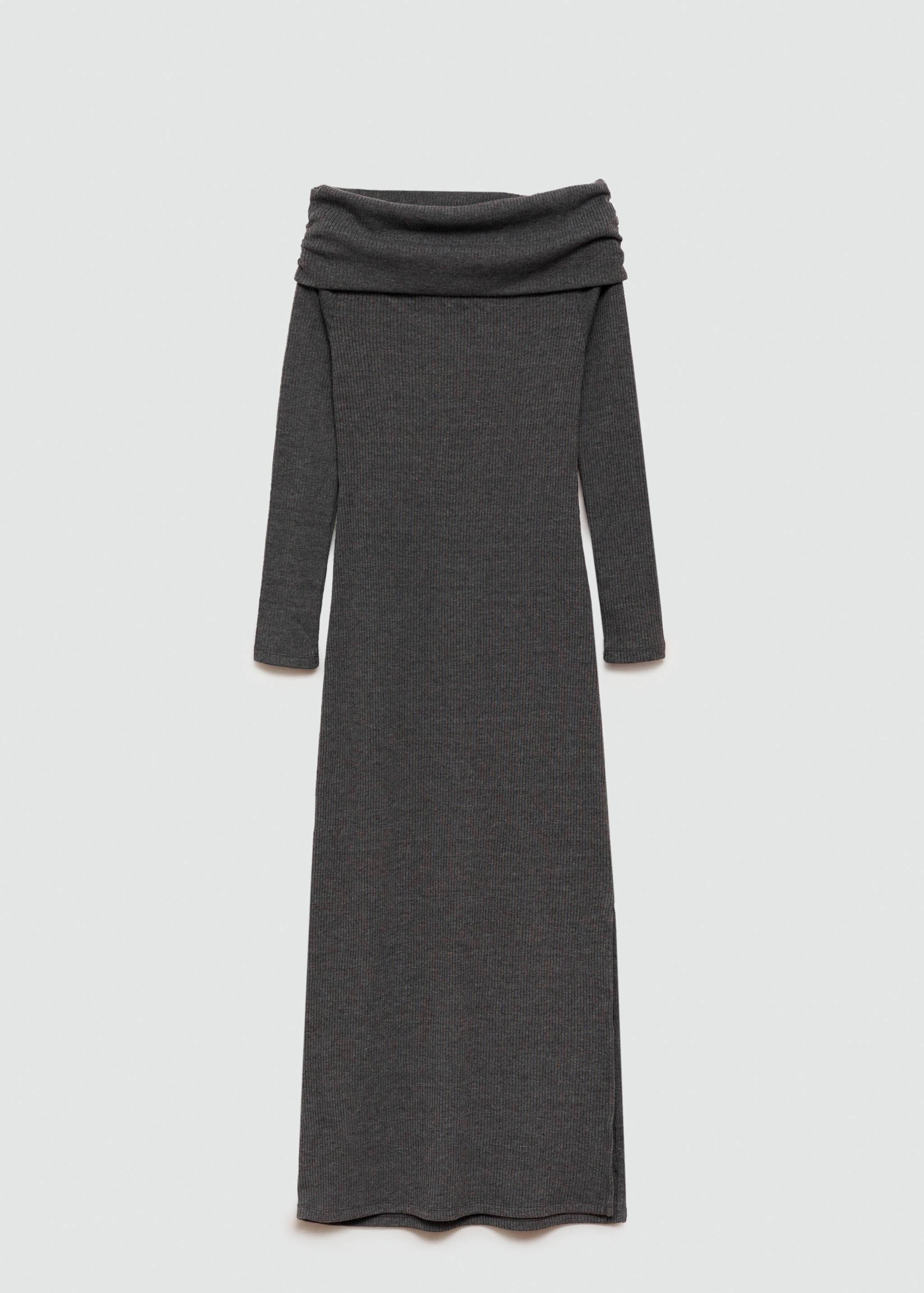 Vestido midi hombros descubiertos - Artículo sin modelo