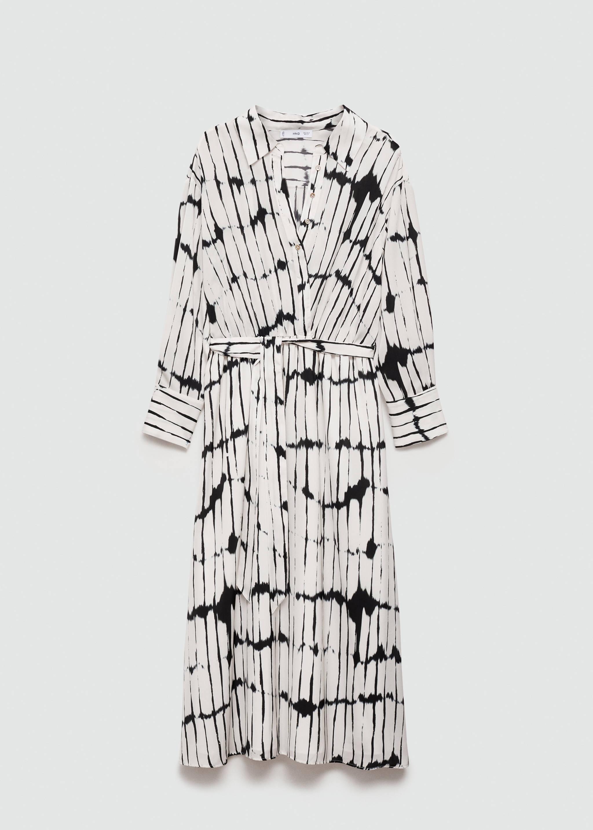 Rochie-cămașă imprimată - Articol fără model