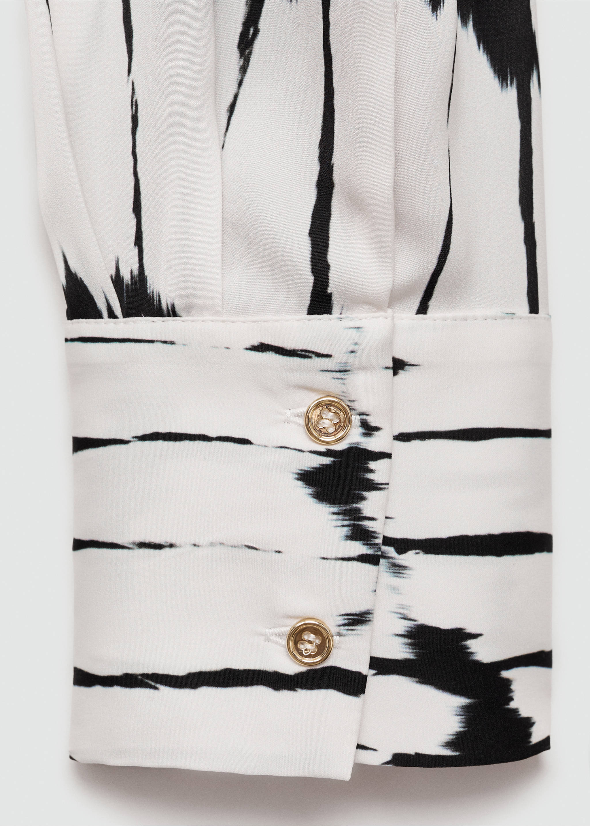 Printed shirt dress - Details of the article 0, Off White. Ref: 77094062-00.