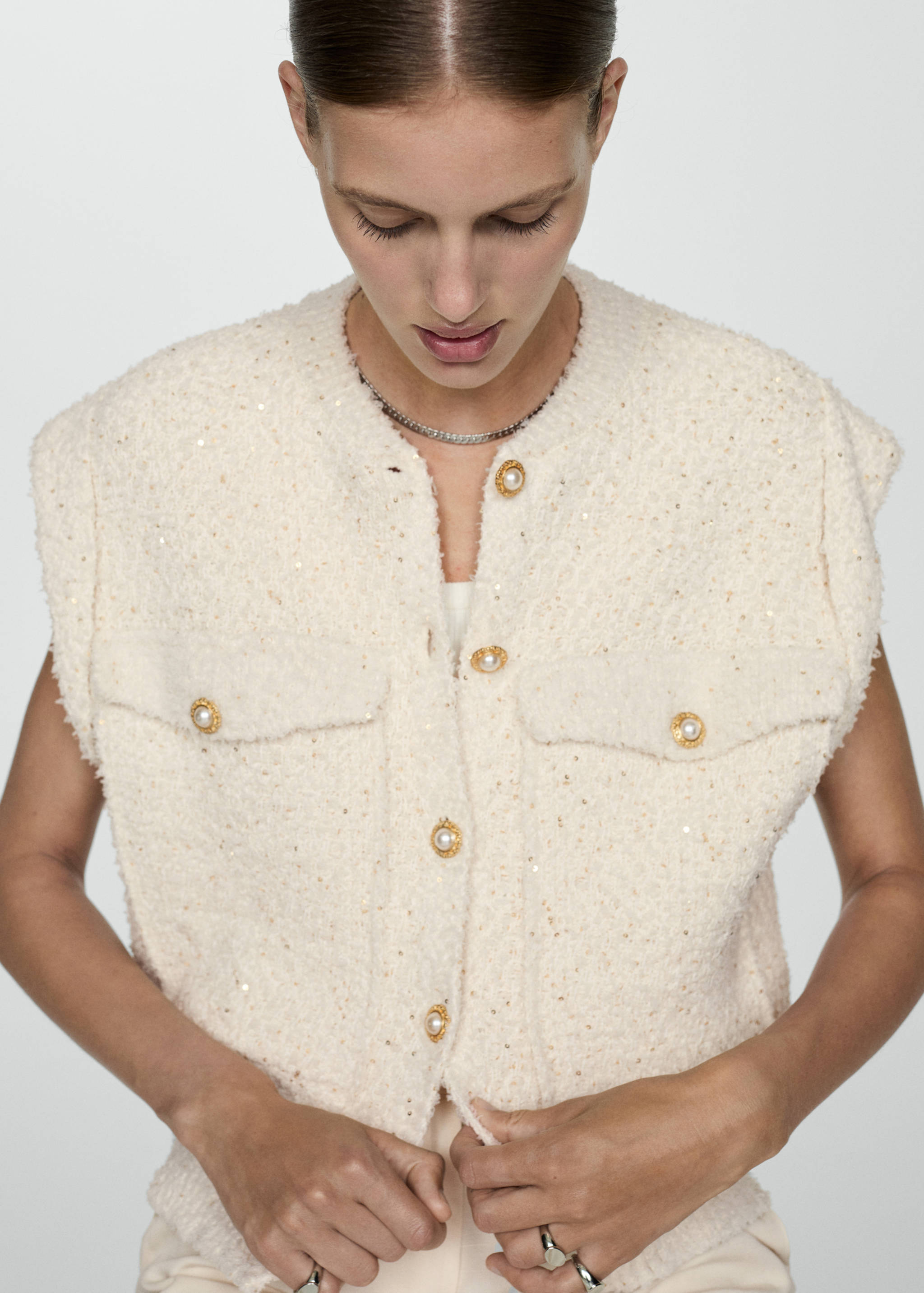 Gilet maglia paillettes - Dettaglio dell'articolo 2