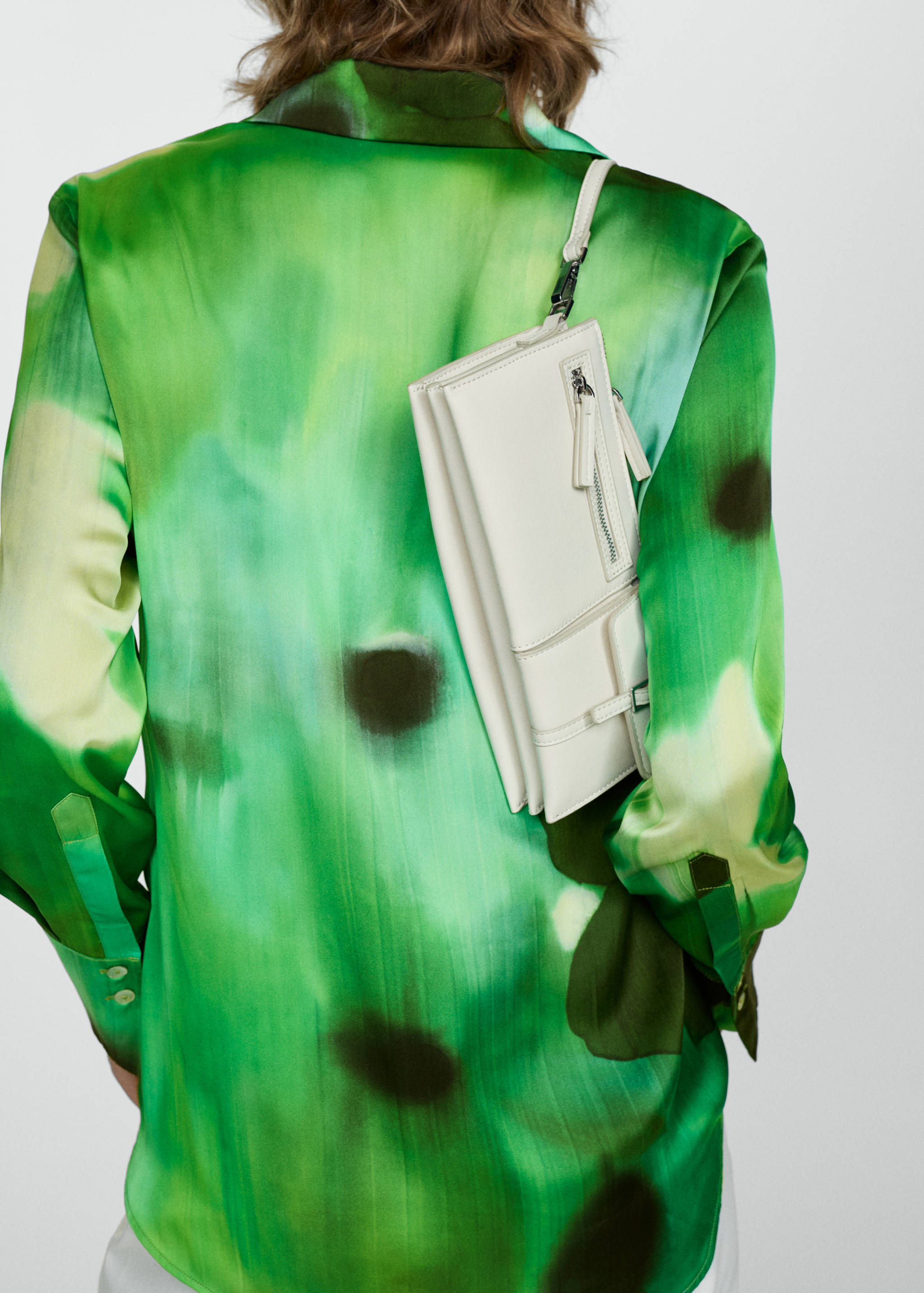 Bedrukte satijnen blouse - Detail van het artikel 6