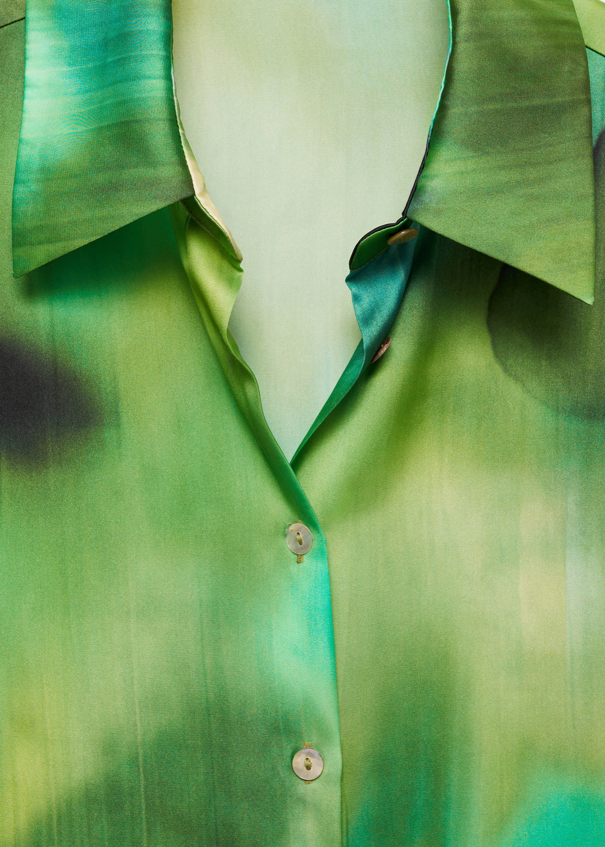 Bedrukte satijnen blouse - Detail van het artikel 8