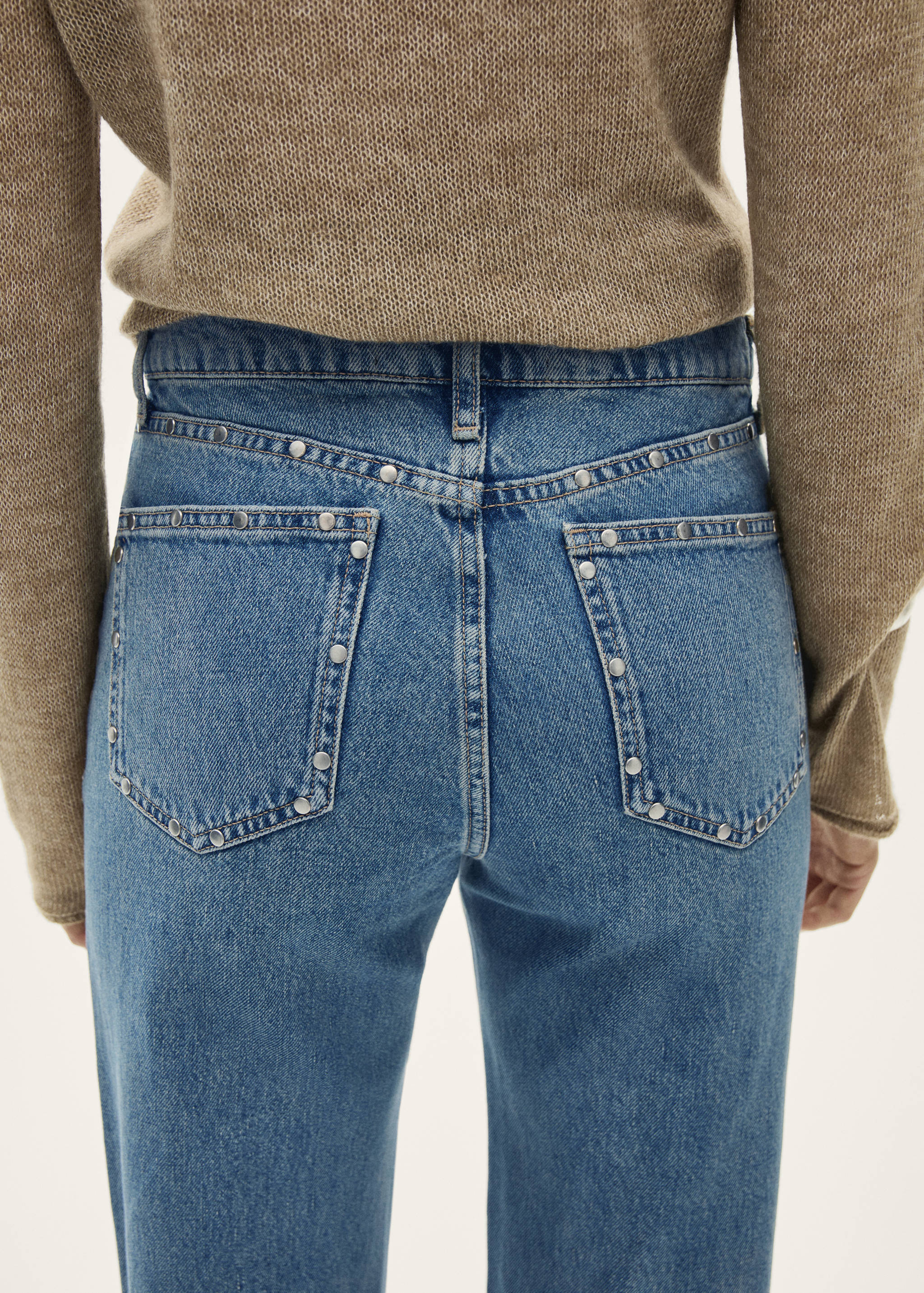 Straight-fit jeans with studs - Details of the article 6