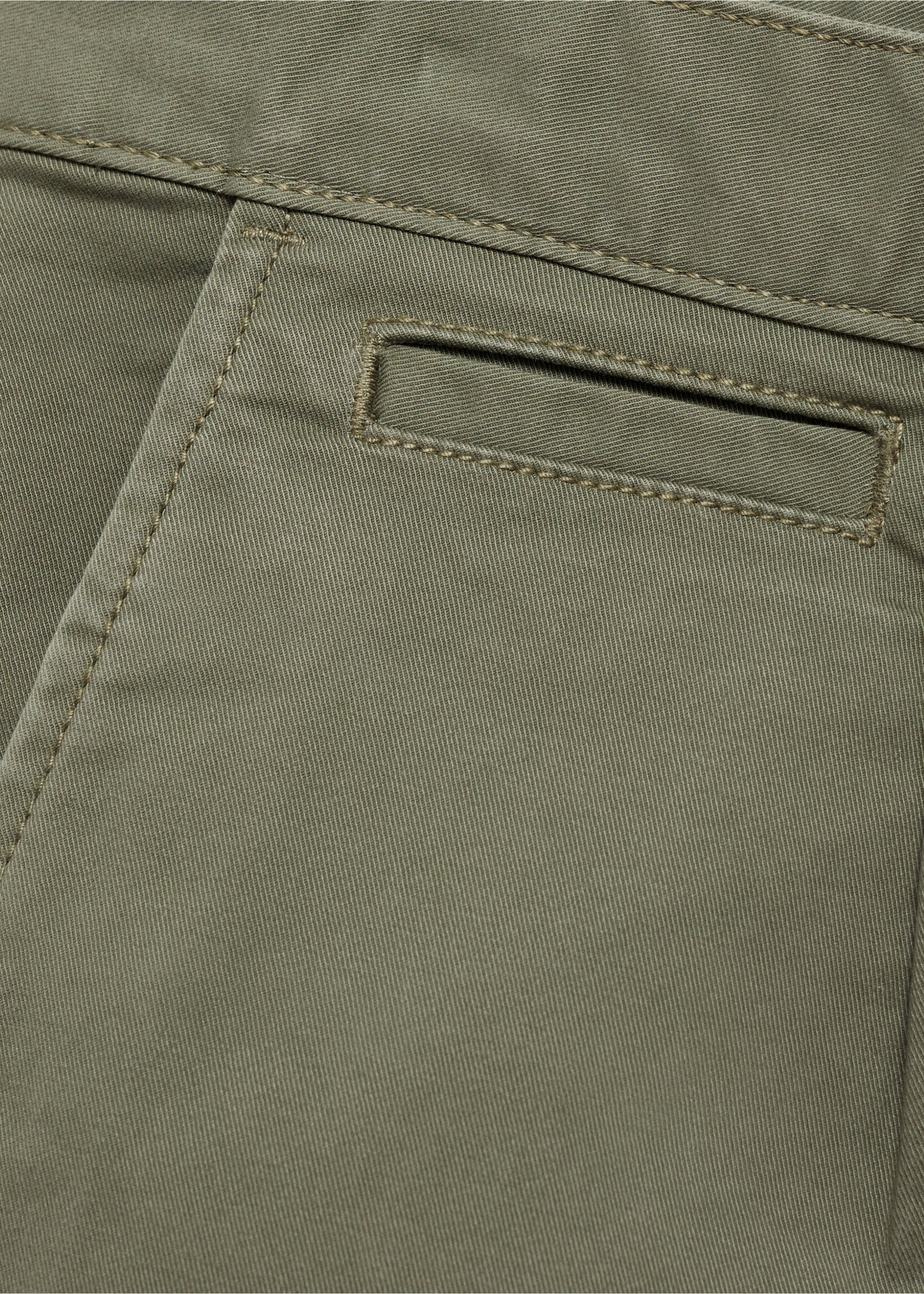 Regular Fit Bundfaltenhose aus Baumwolle - Detail des Artikels 0, Pastellgrün. Ref: 77094432-00.