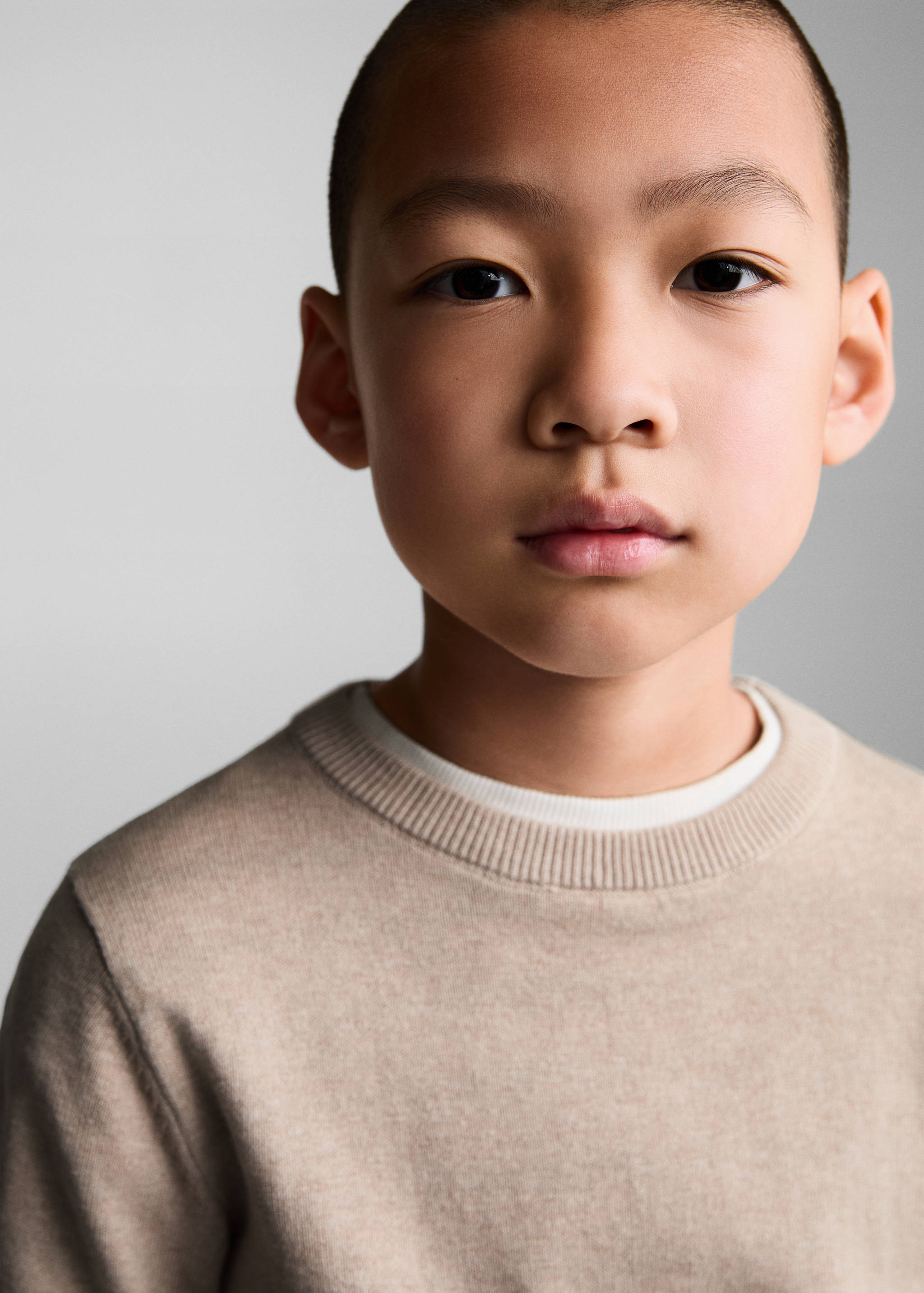 Knit cotton sweater - Details of the article 1