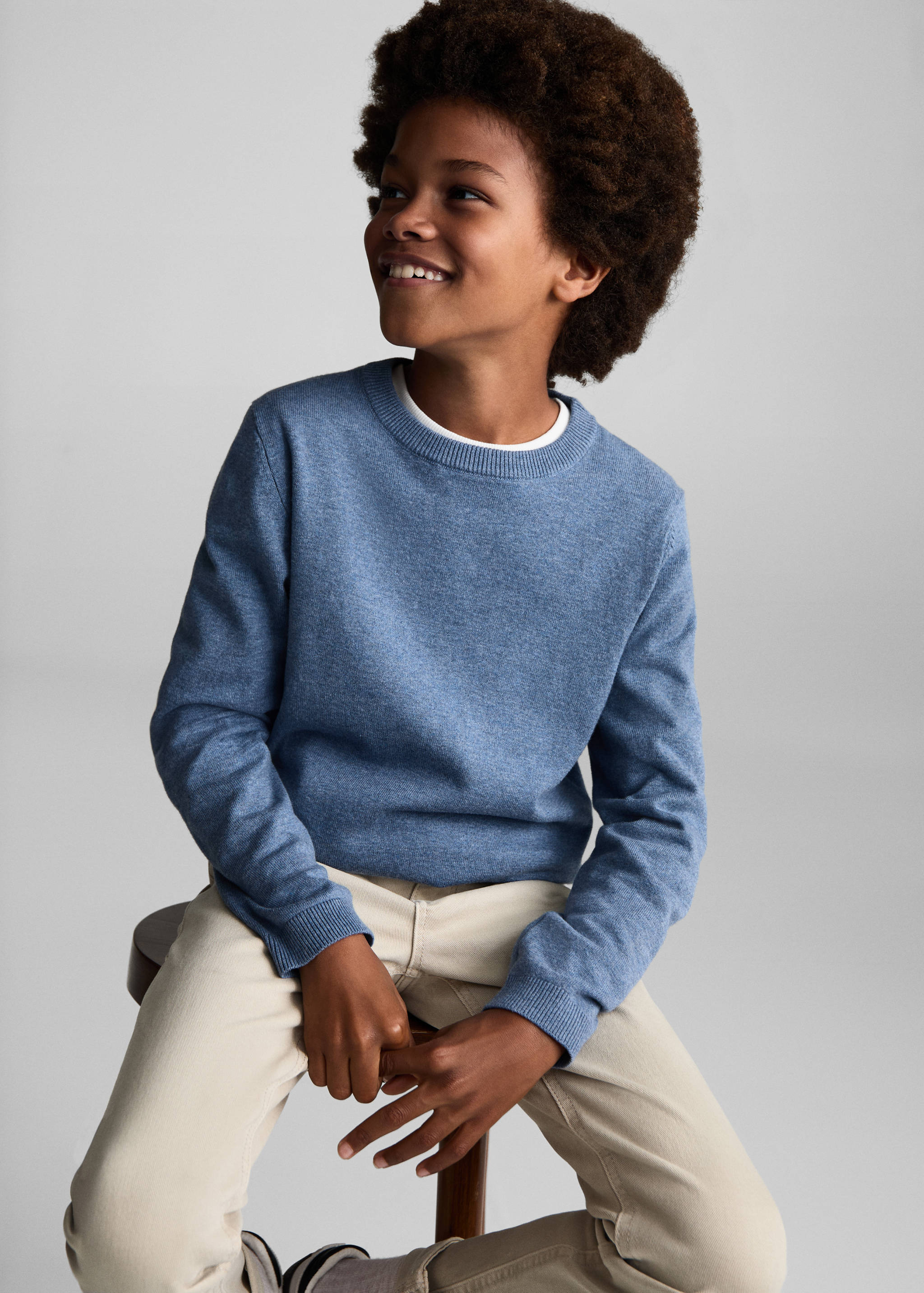 Knit cotton sweater - Details of the article 6