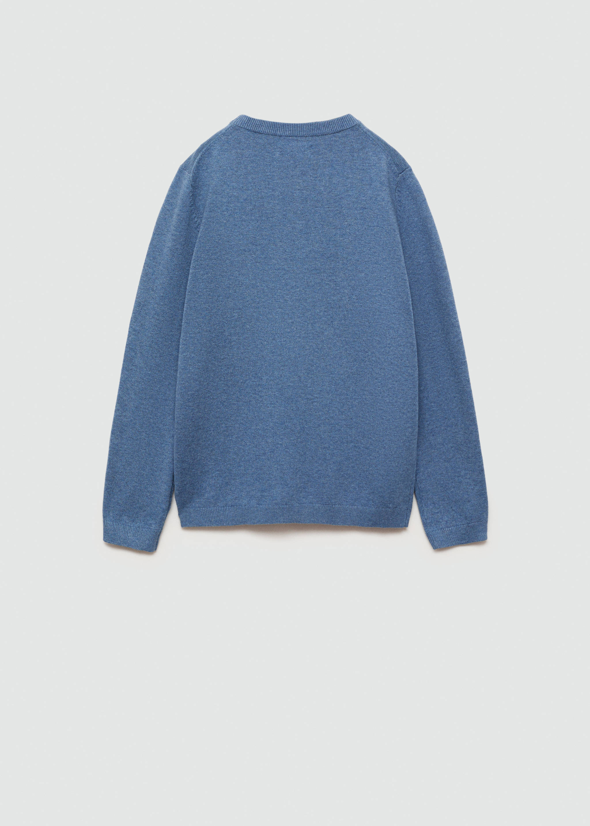 Knit cotton sweater - Reverse of the article