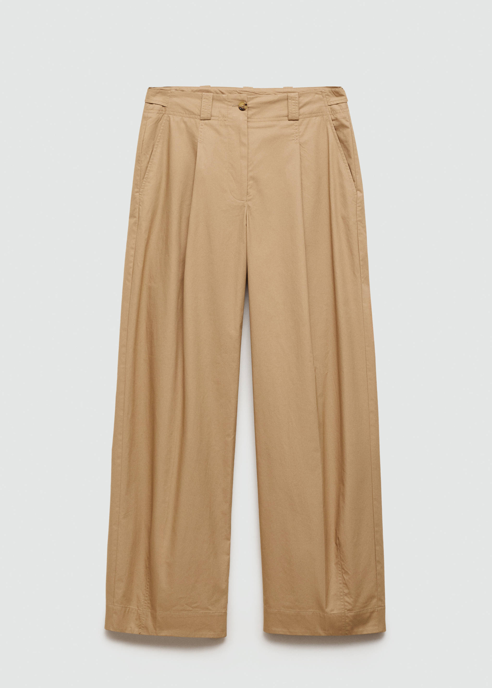Wide leg pleated trousers - Article without model