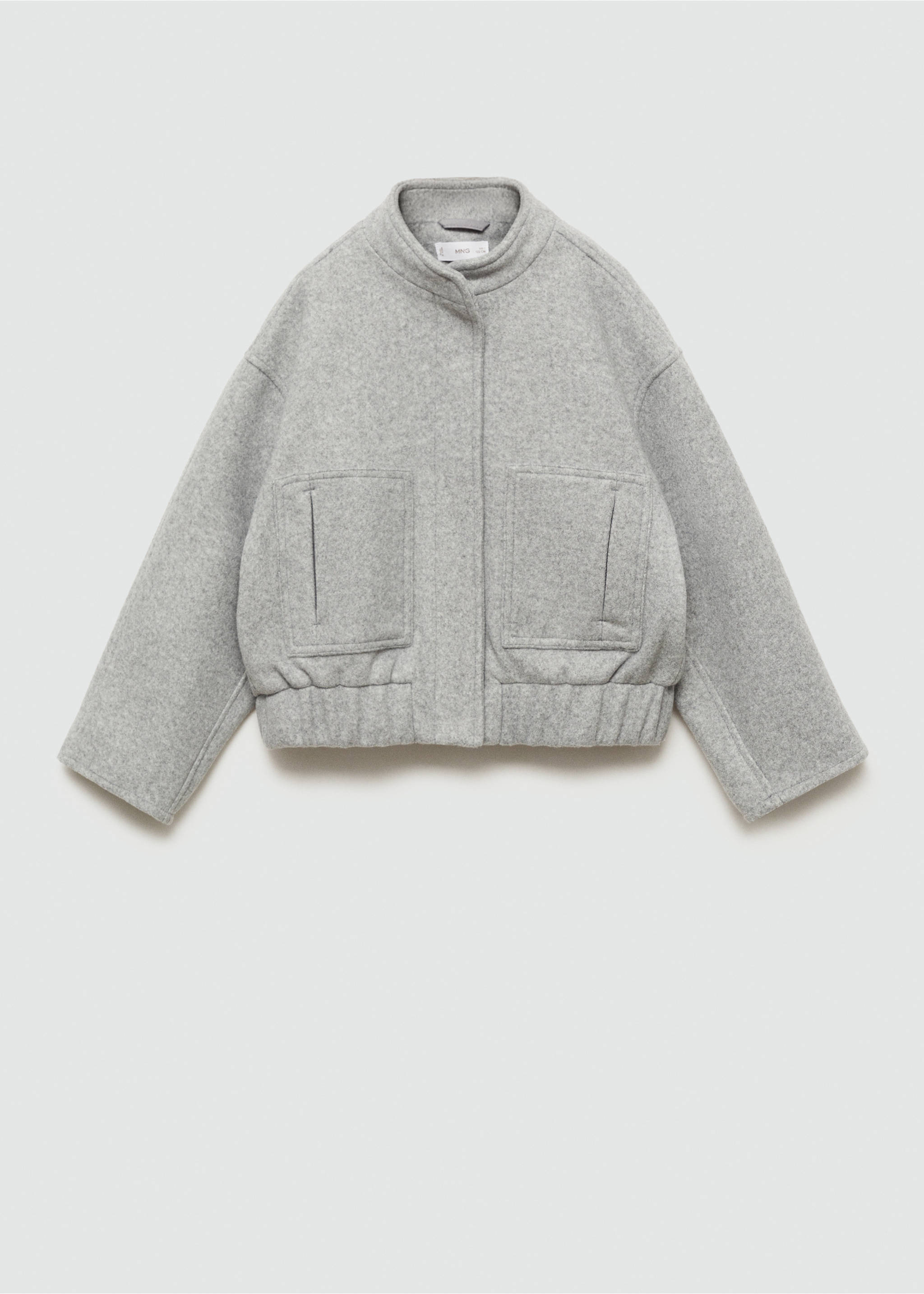 Chaqueta bomber bolsillo - Artículo sin modelo, Gris. Ref: 77094440-00.