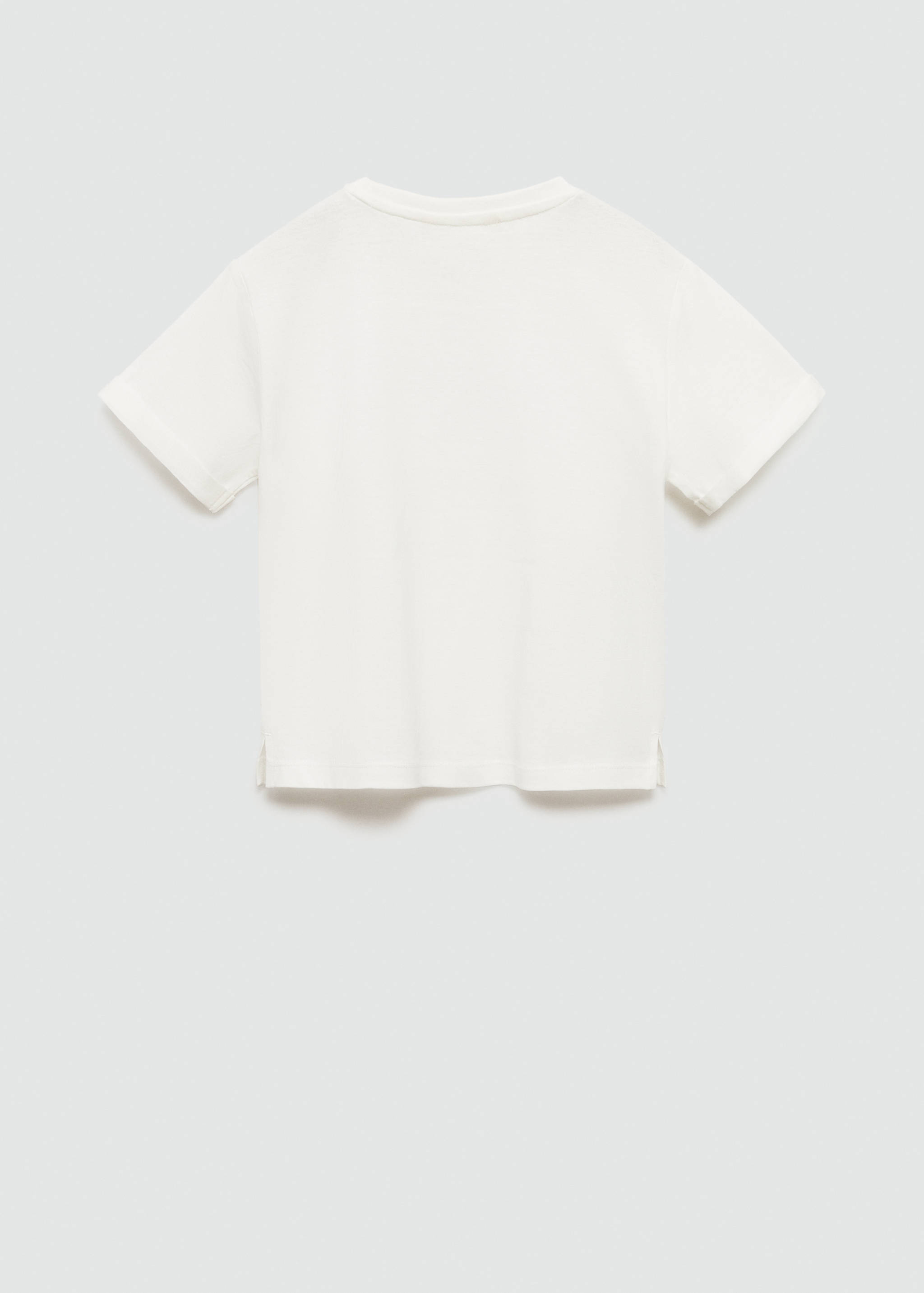 Camiseta mensaje bordado - Reverso del artículo