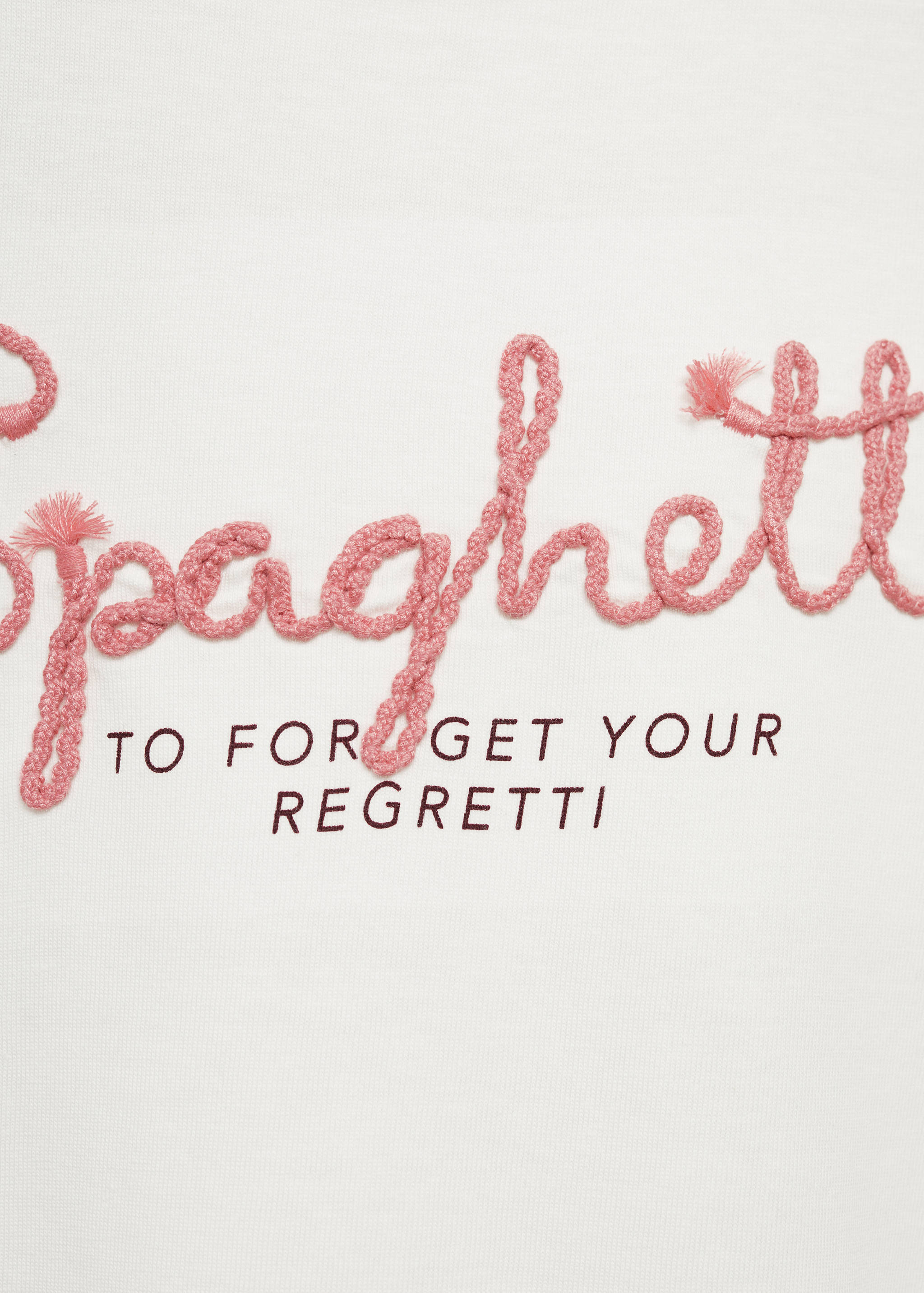 Camiseta mensaje bordado - Detalle del artículo 8