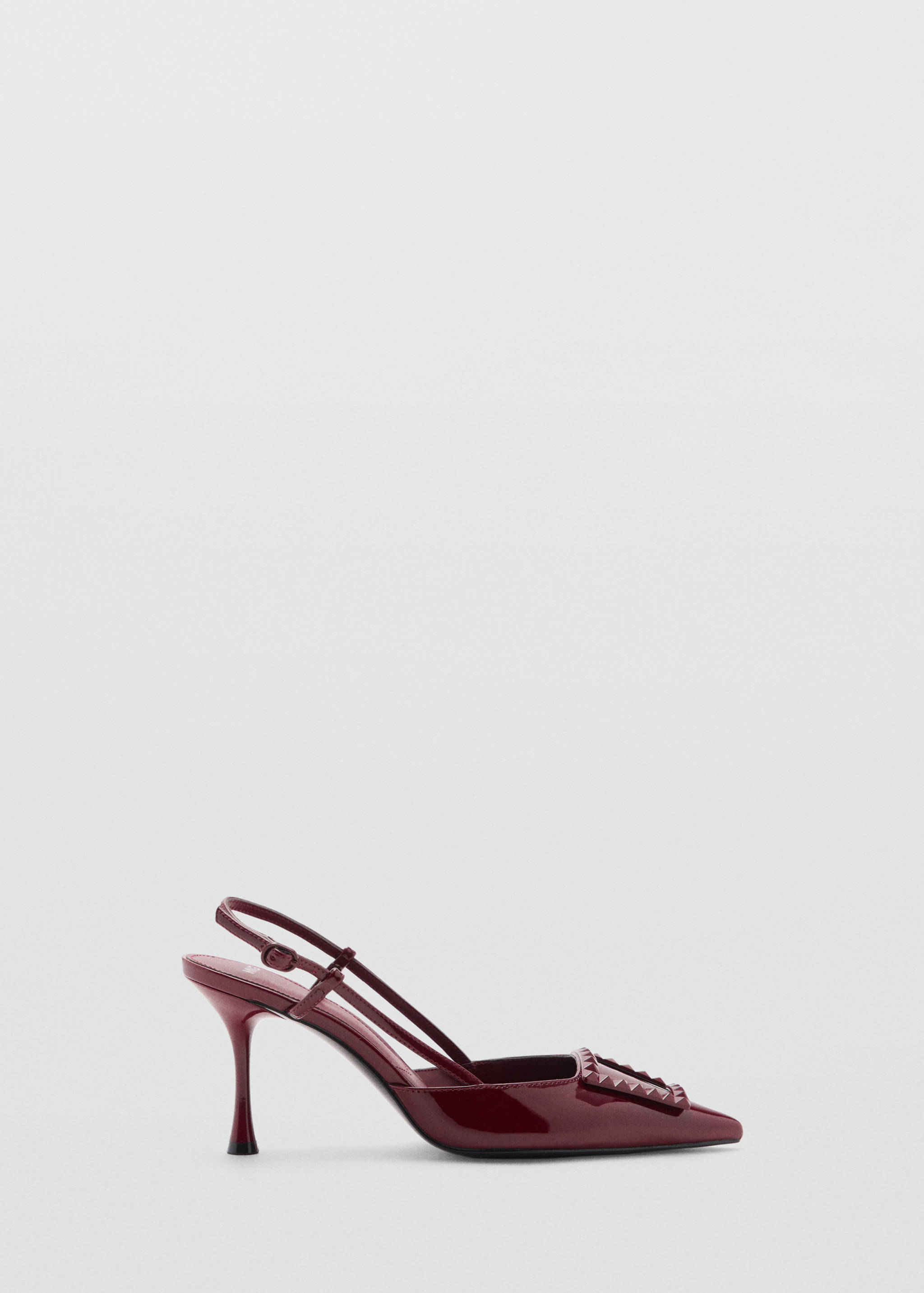Patent leather slingback-heeled shoes - Article without model