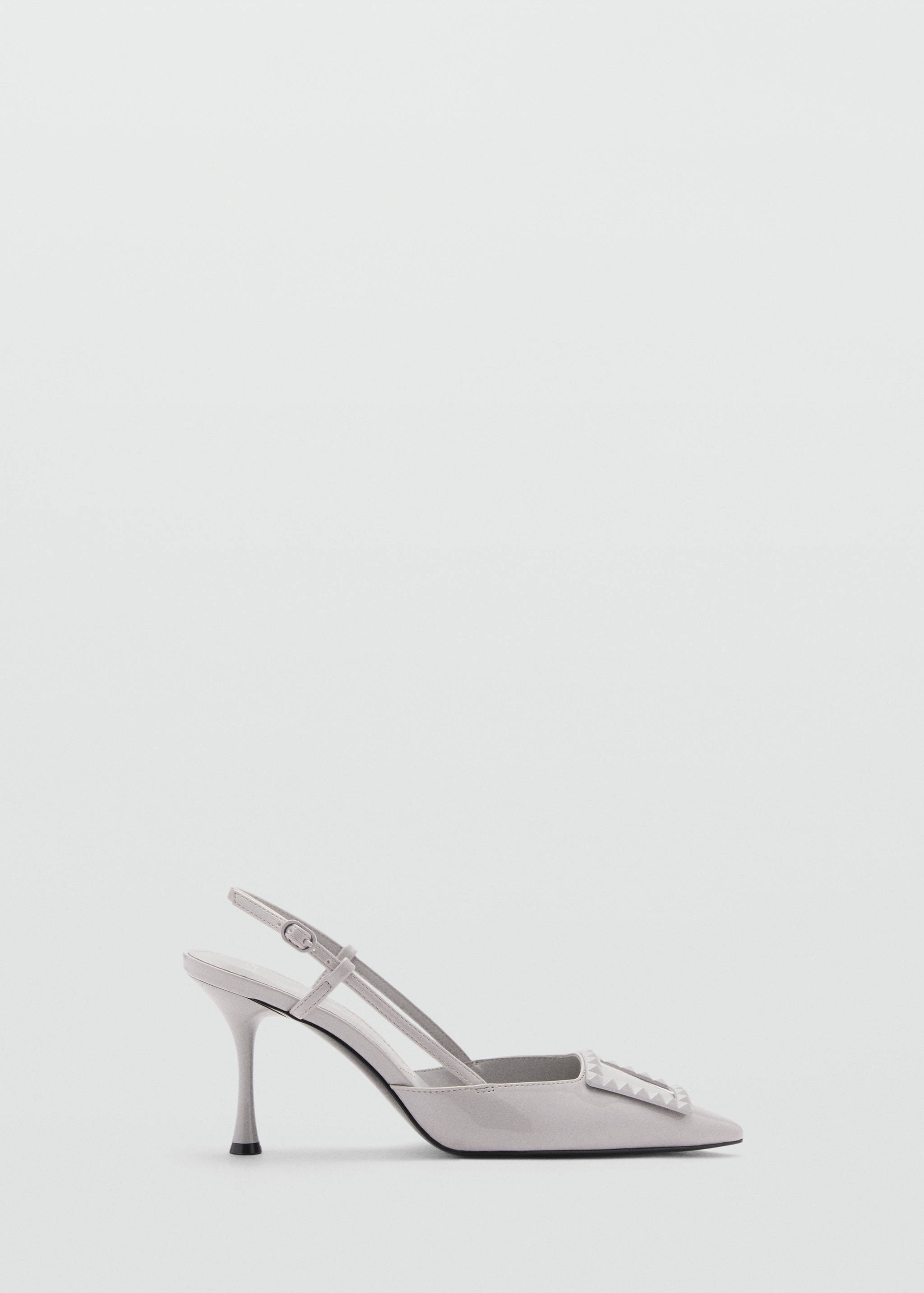 Patent leather slingback-heeled shoes - Article without model