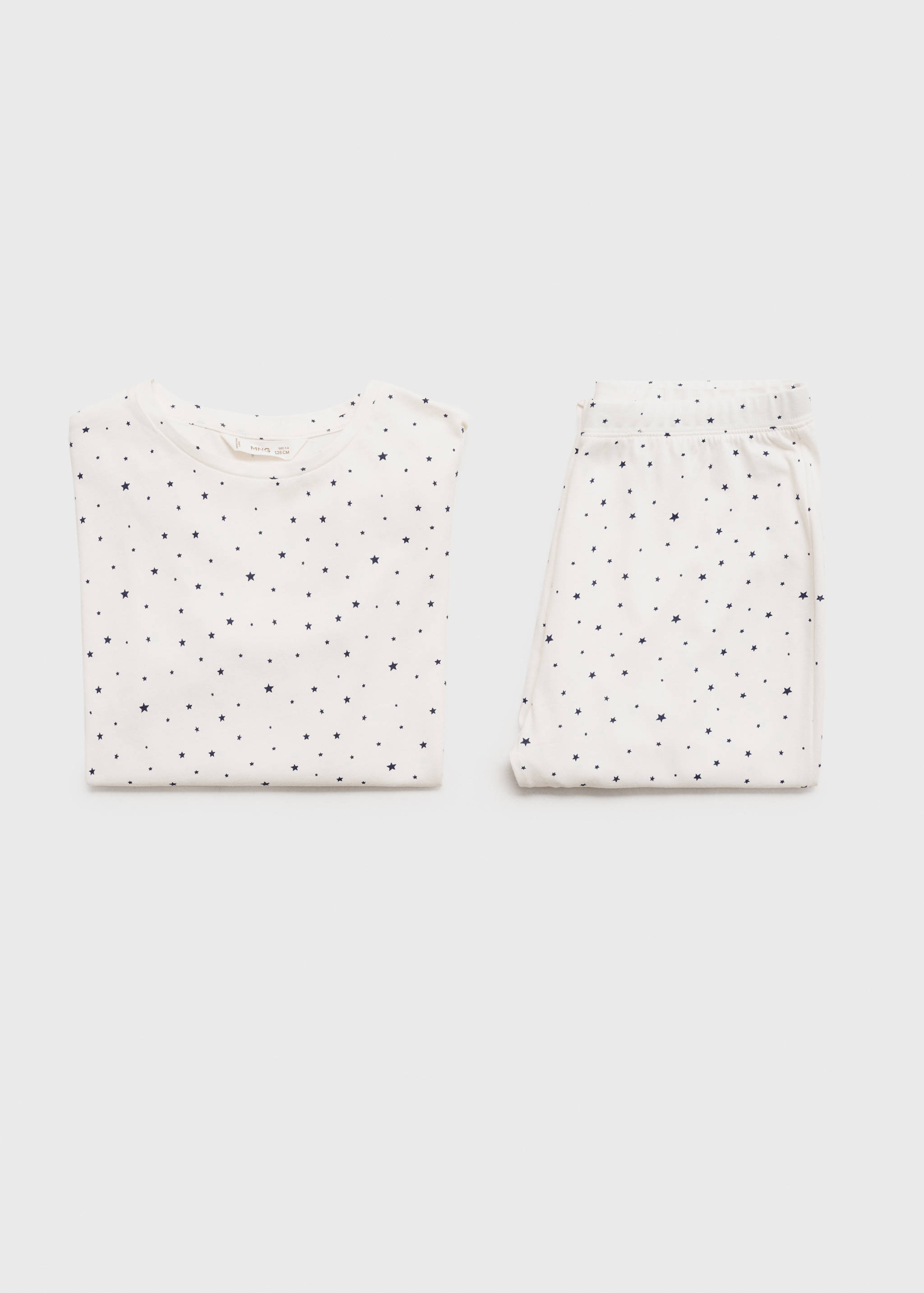 Long star-print pyjamas - Details of the article 8