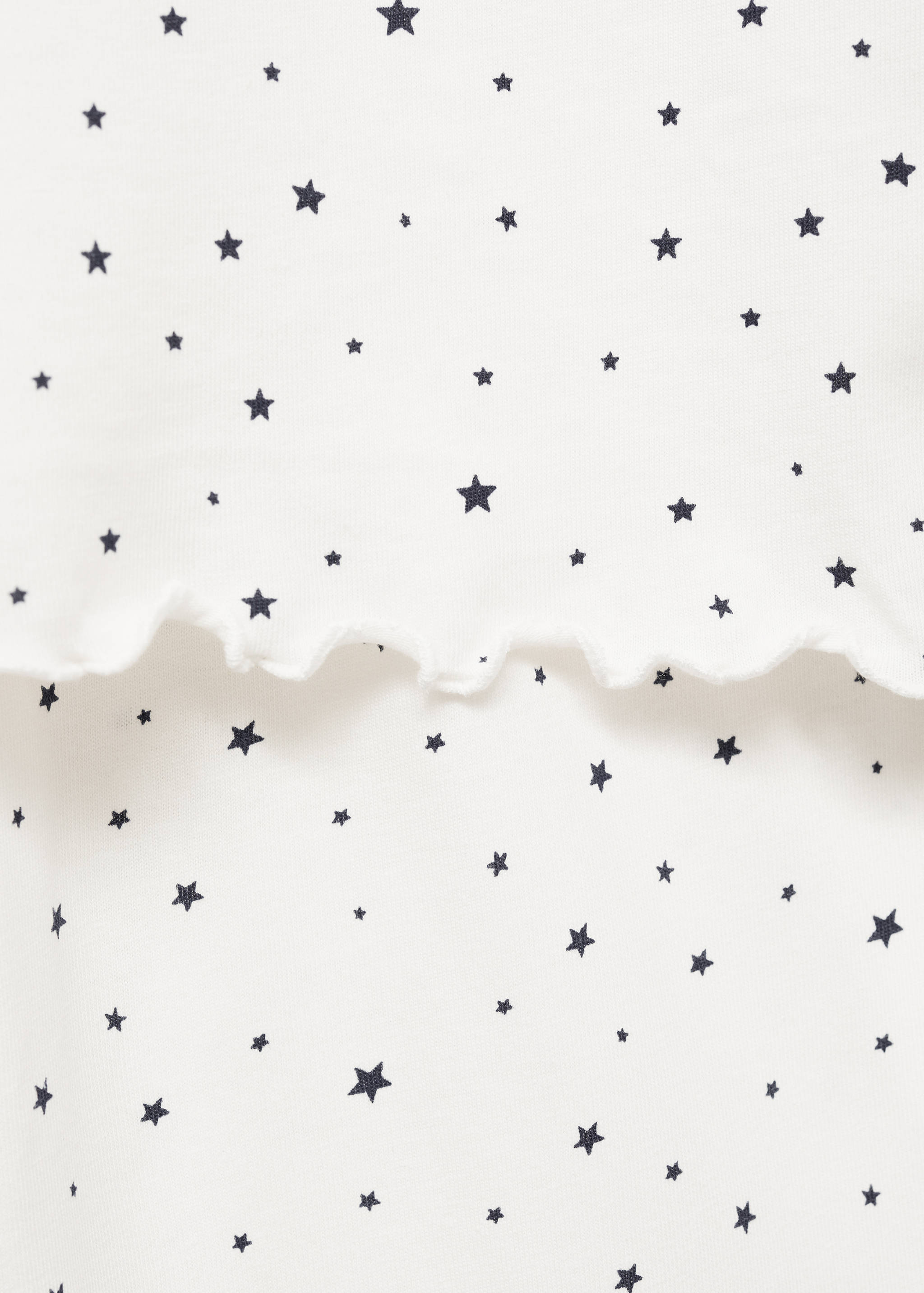 Long star-print pyjamas - Details of the article 0