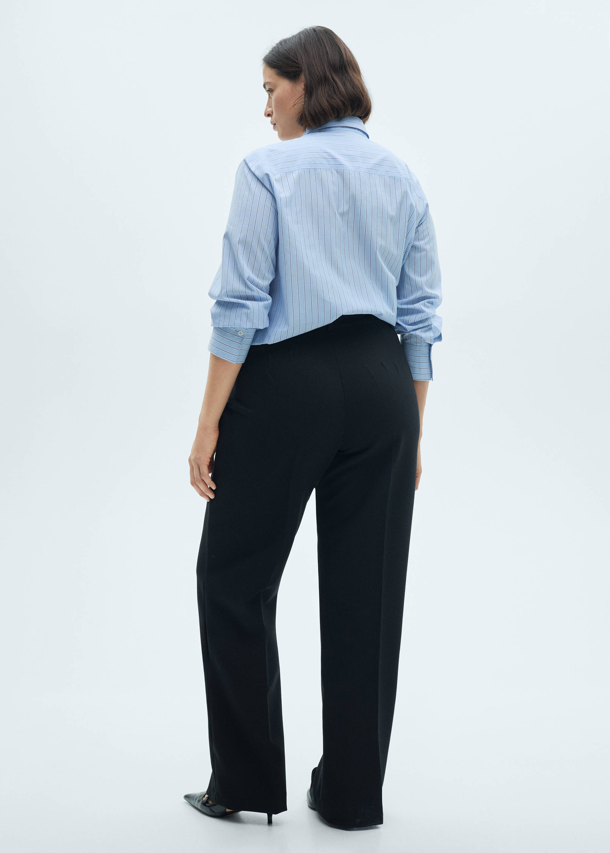 Straight-fit pants with decorative seams - Details of the article 4