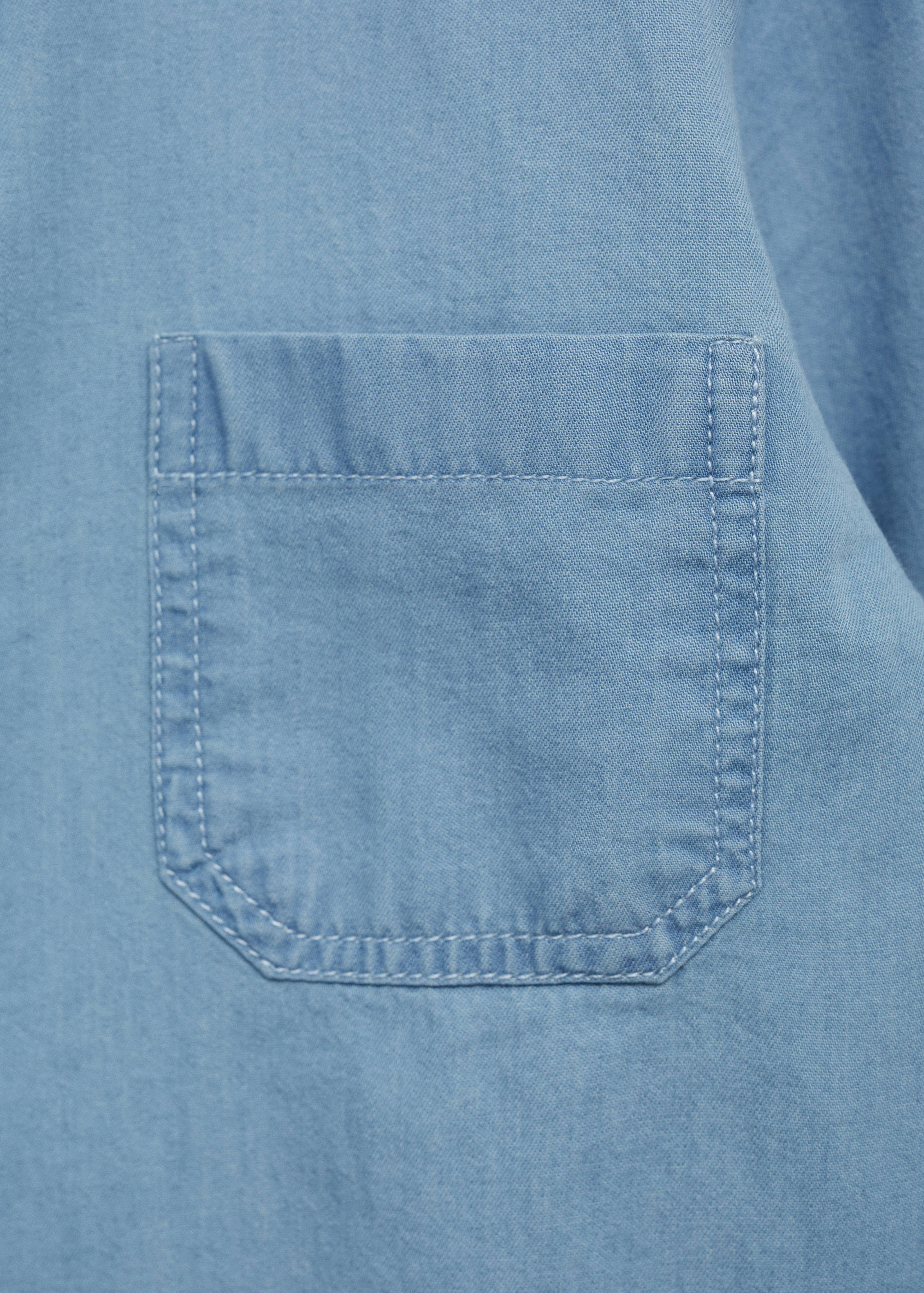 Regular-fit denim shirt - Details of the article 0