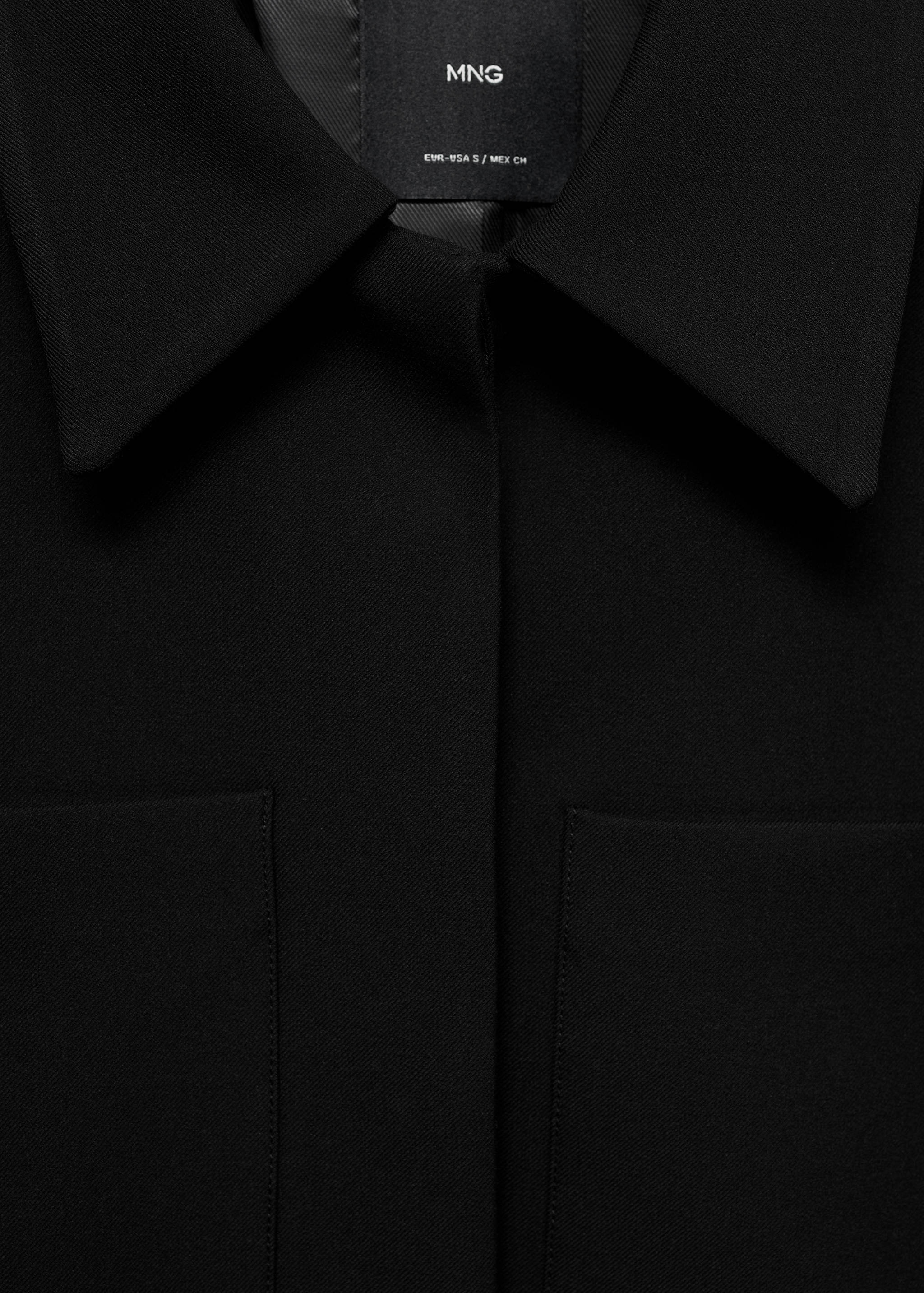 Cropped jacket with pockets - Details of the article 8