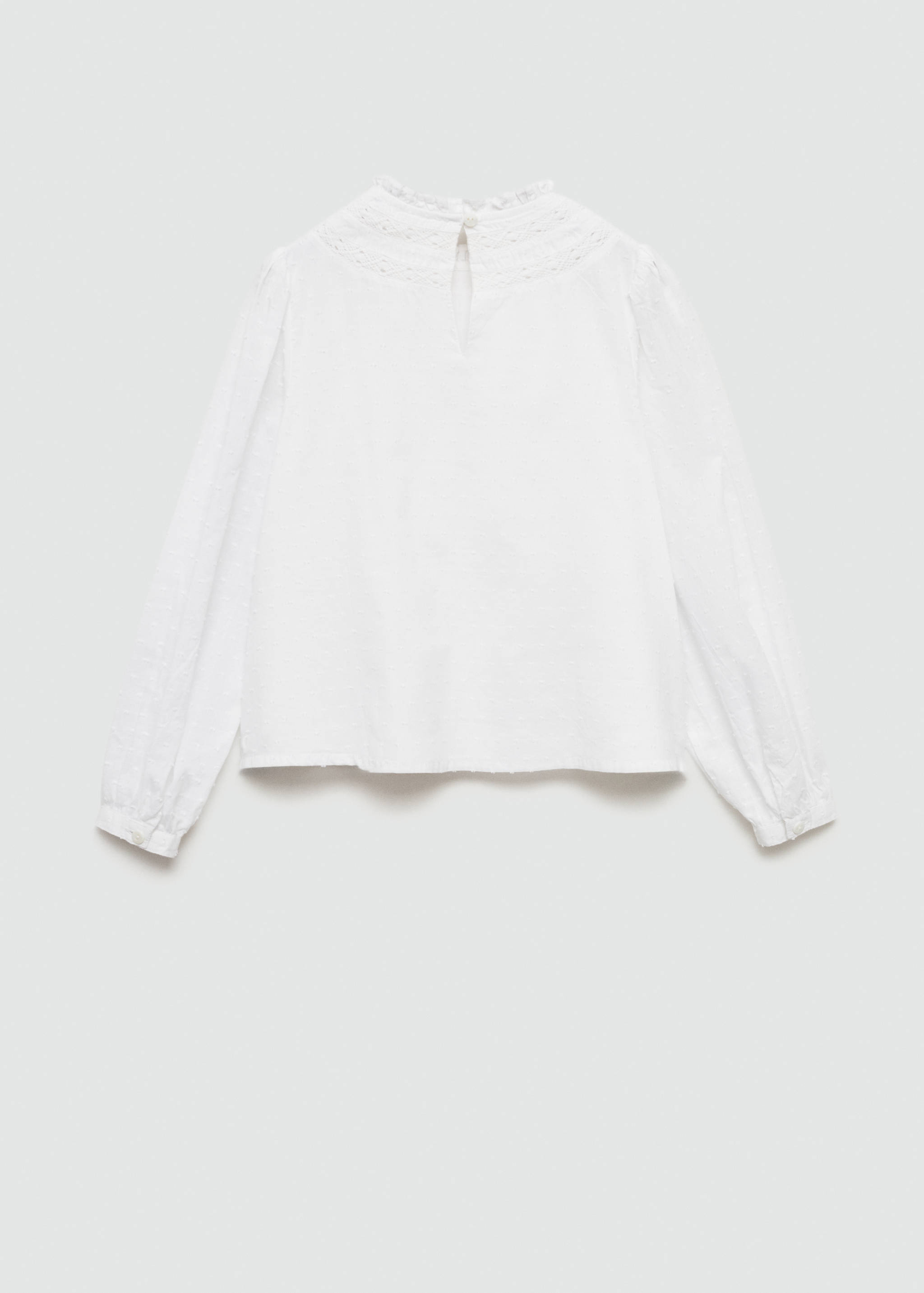 Blusa algodón bordados - Reverso del artículo