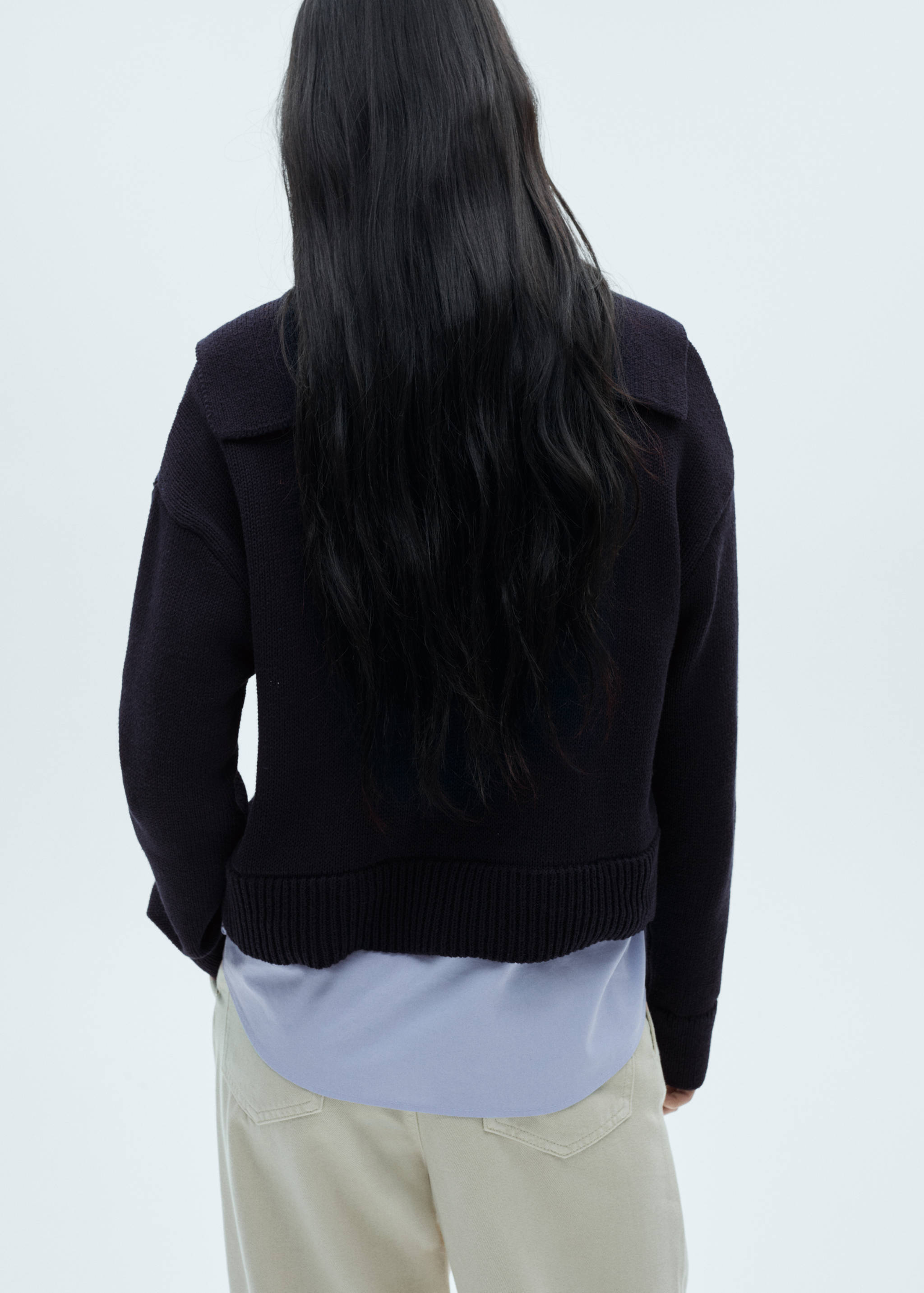 Jersey camisa combinado - Reverso del artículo