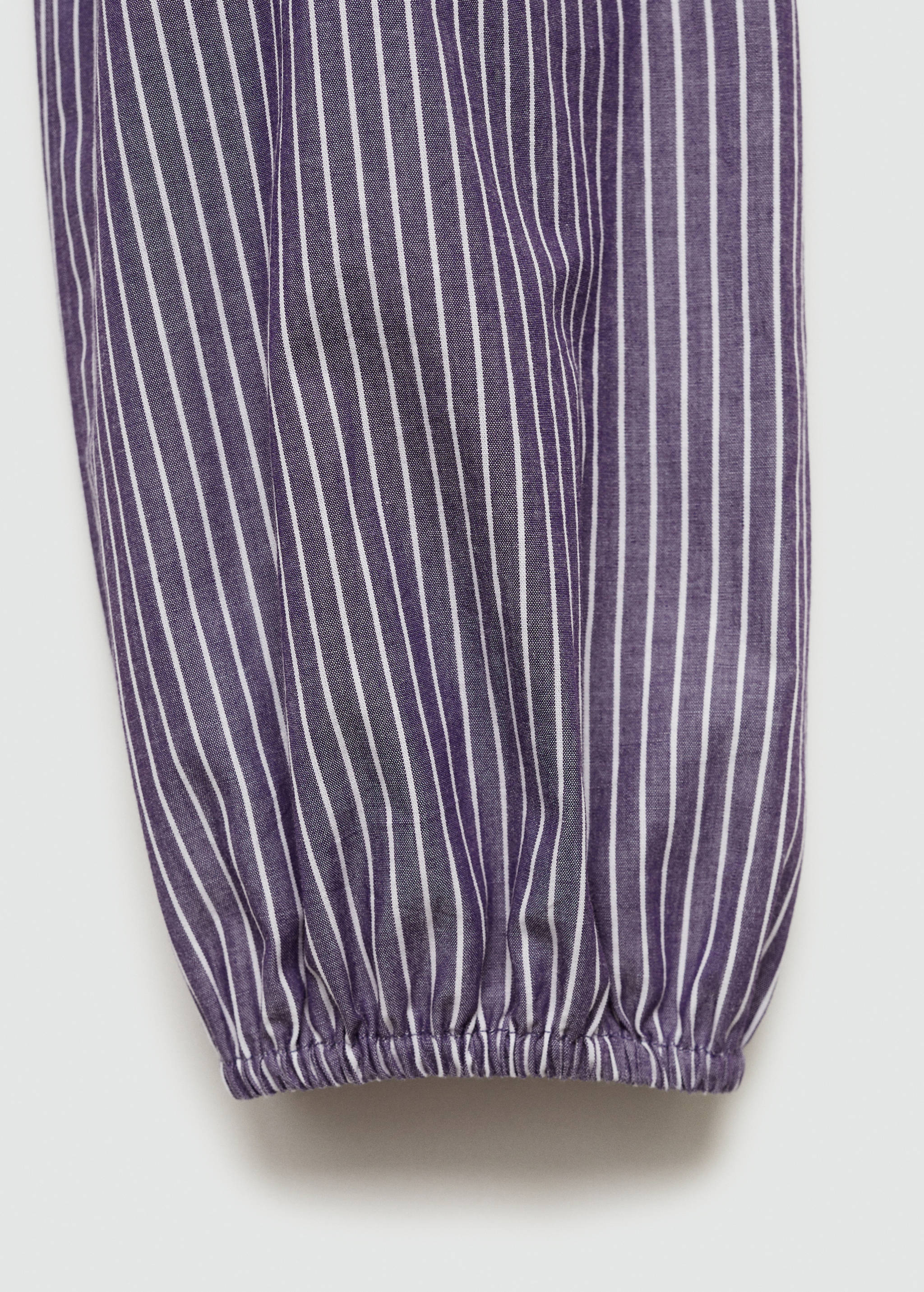 Asymmetrical striped blouse - Details of the article 0