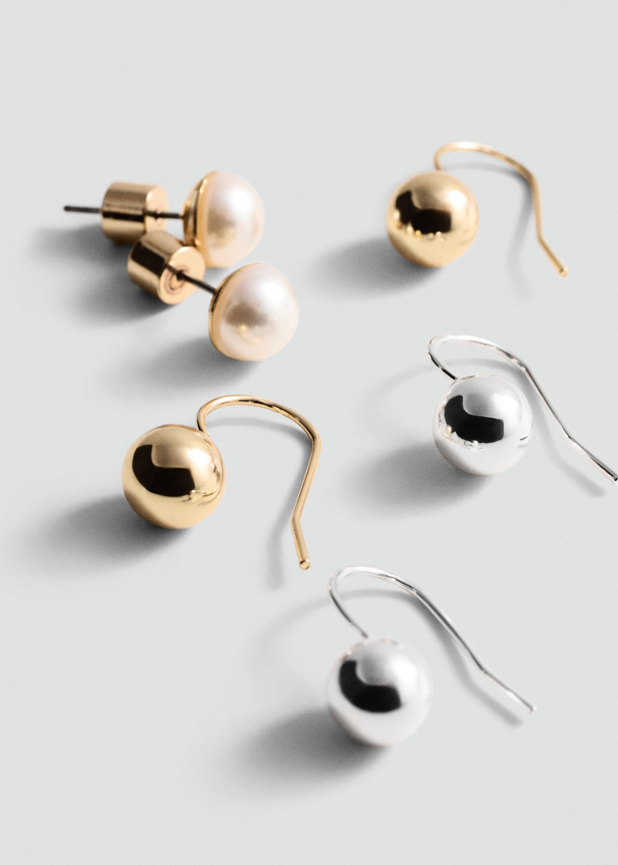 Pack of combined earrings - Medium plane