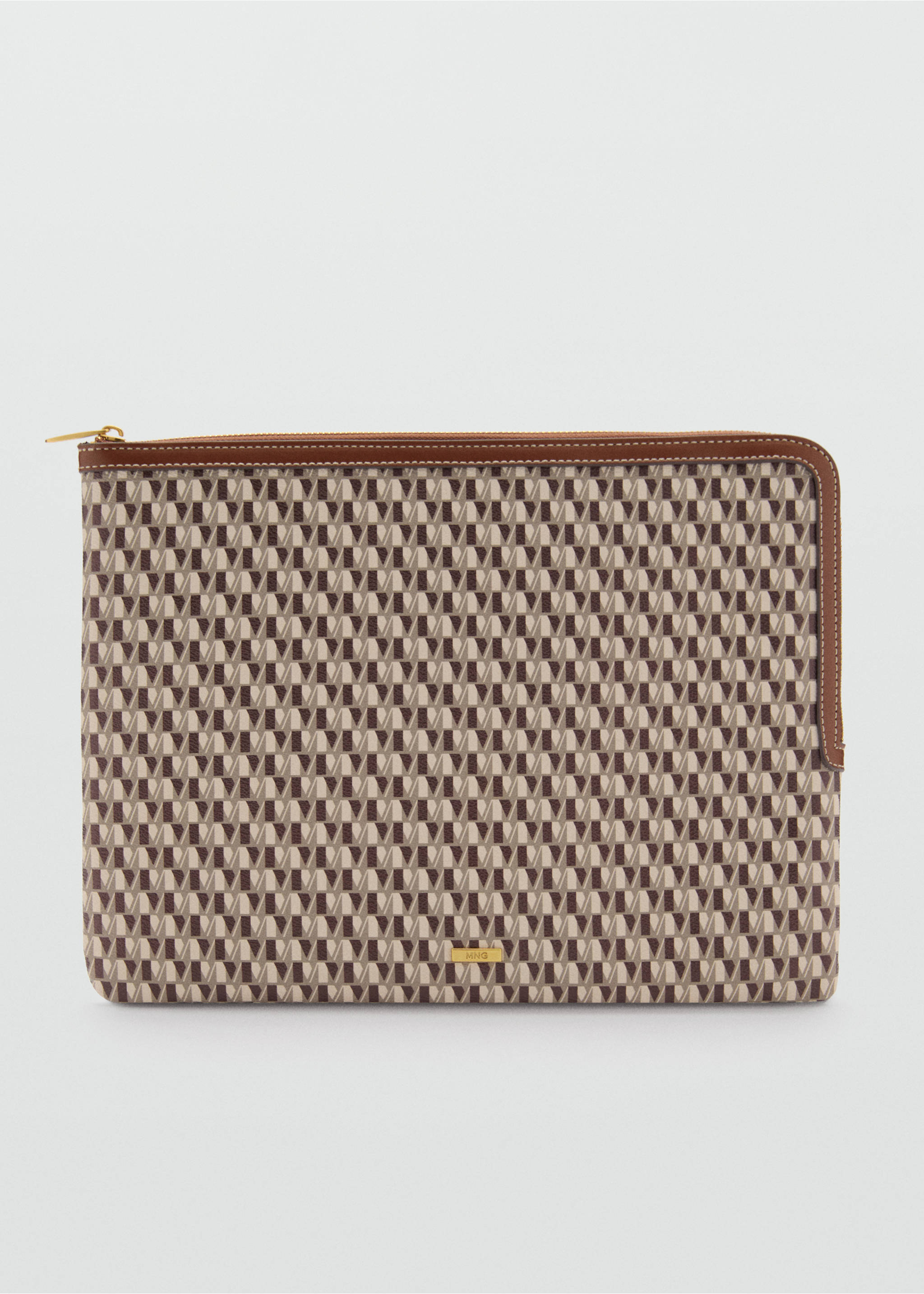 Laptop case with printed logo - Article without model, Leather. Ref: 77094791-00.