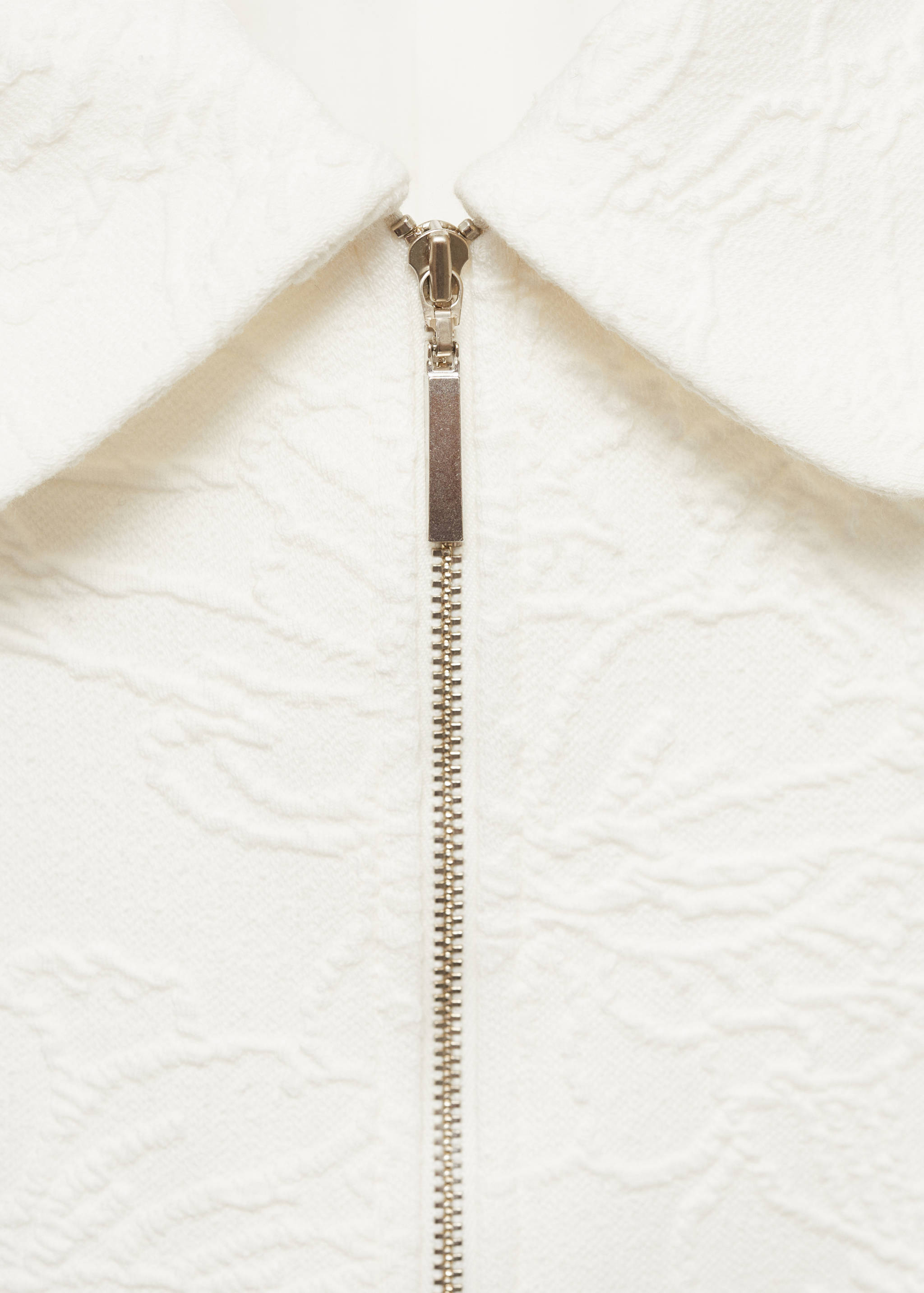 Textured cotton-blend jacket - Details of the article 8