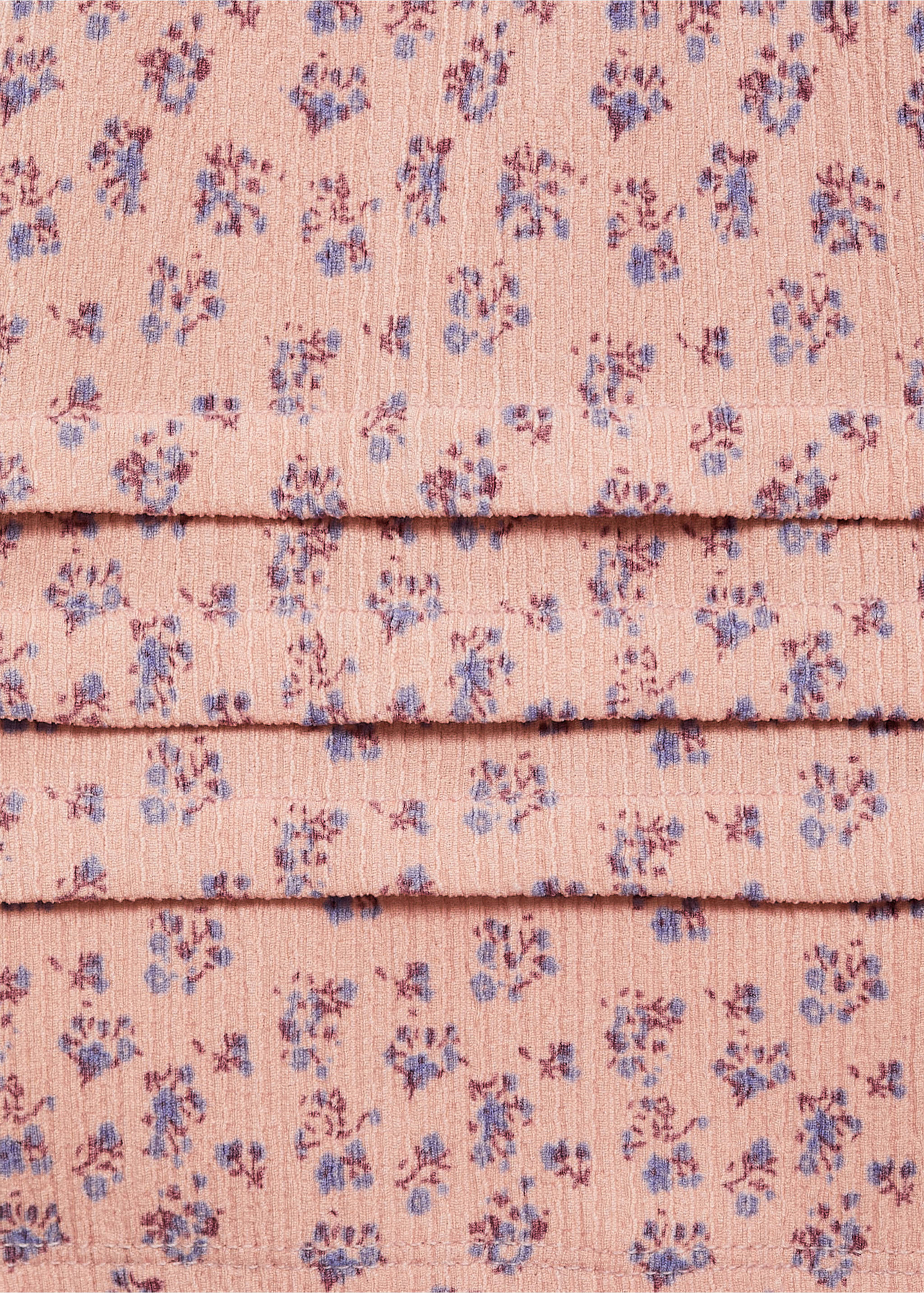 Vestido bambula flores - Detalle del artículo 8, Rosa. Ref: 77094796-00.