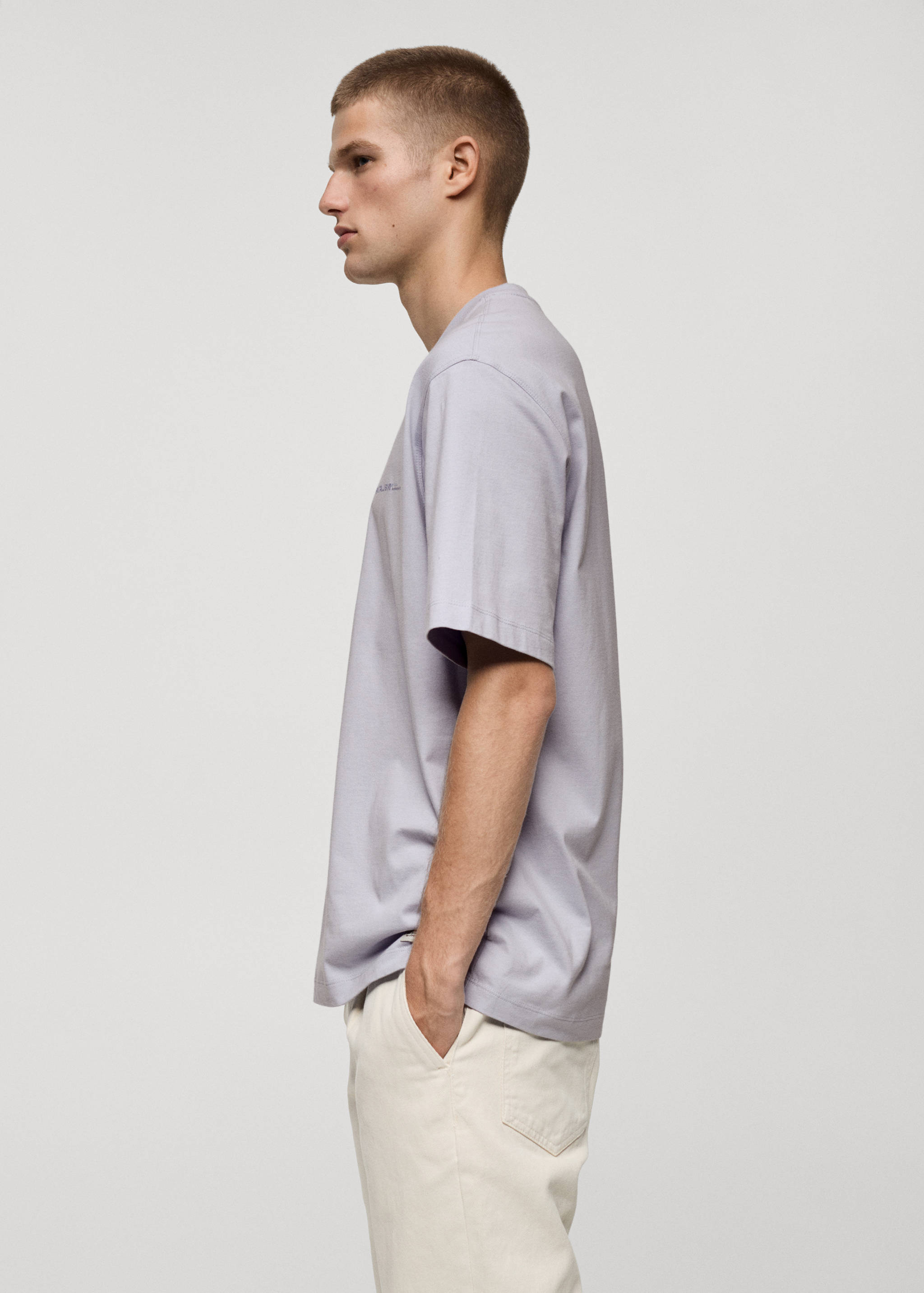 100% cotton t-shirt text - Details of the article 2