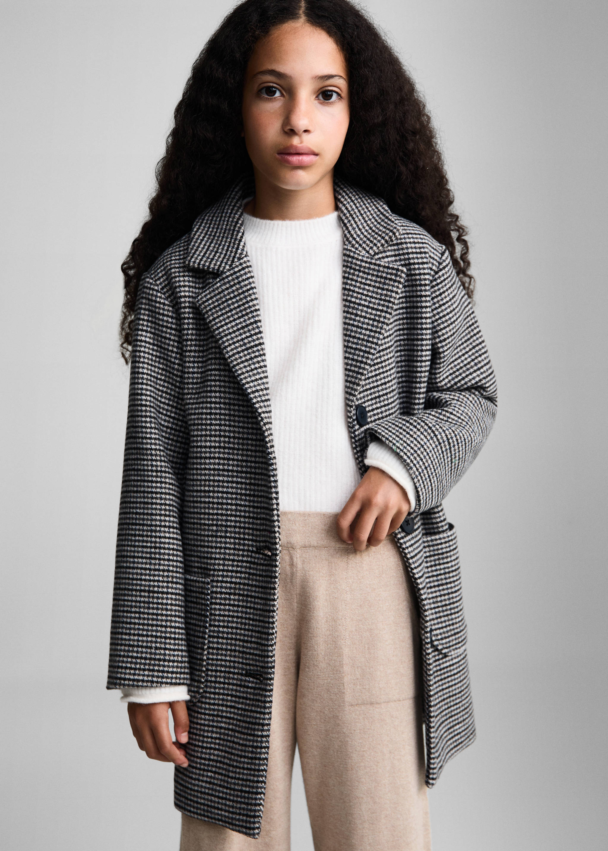 Knitted culotte pants - Medium plane