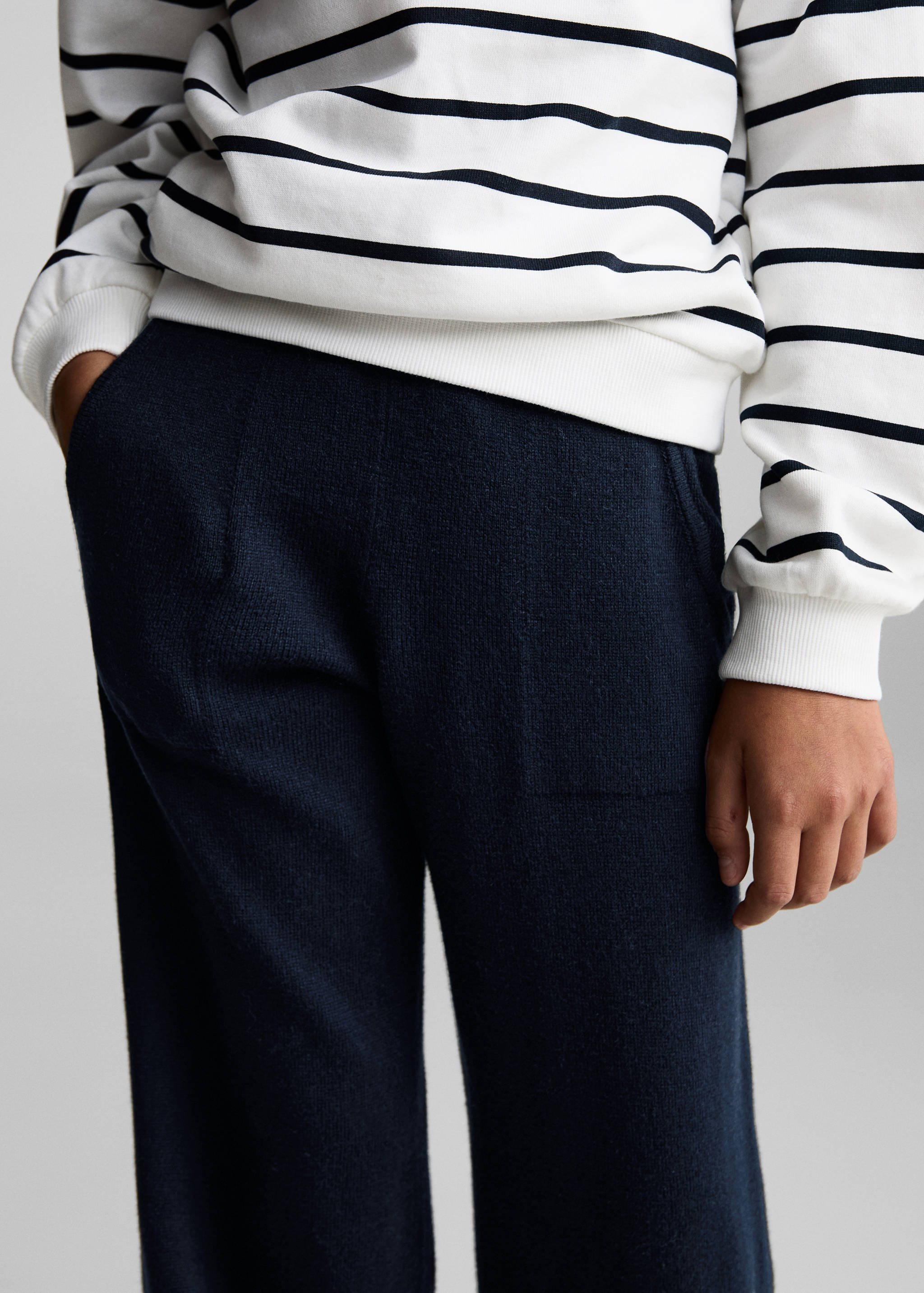 Knitted culotte pants - Details of the article 6