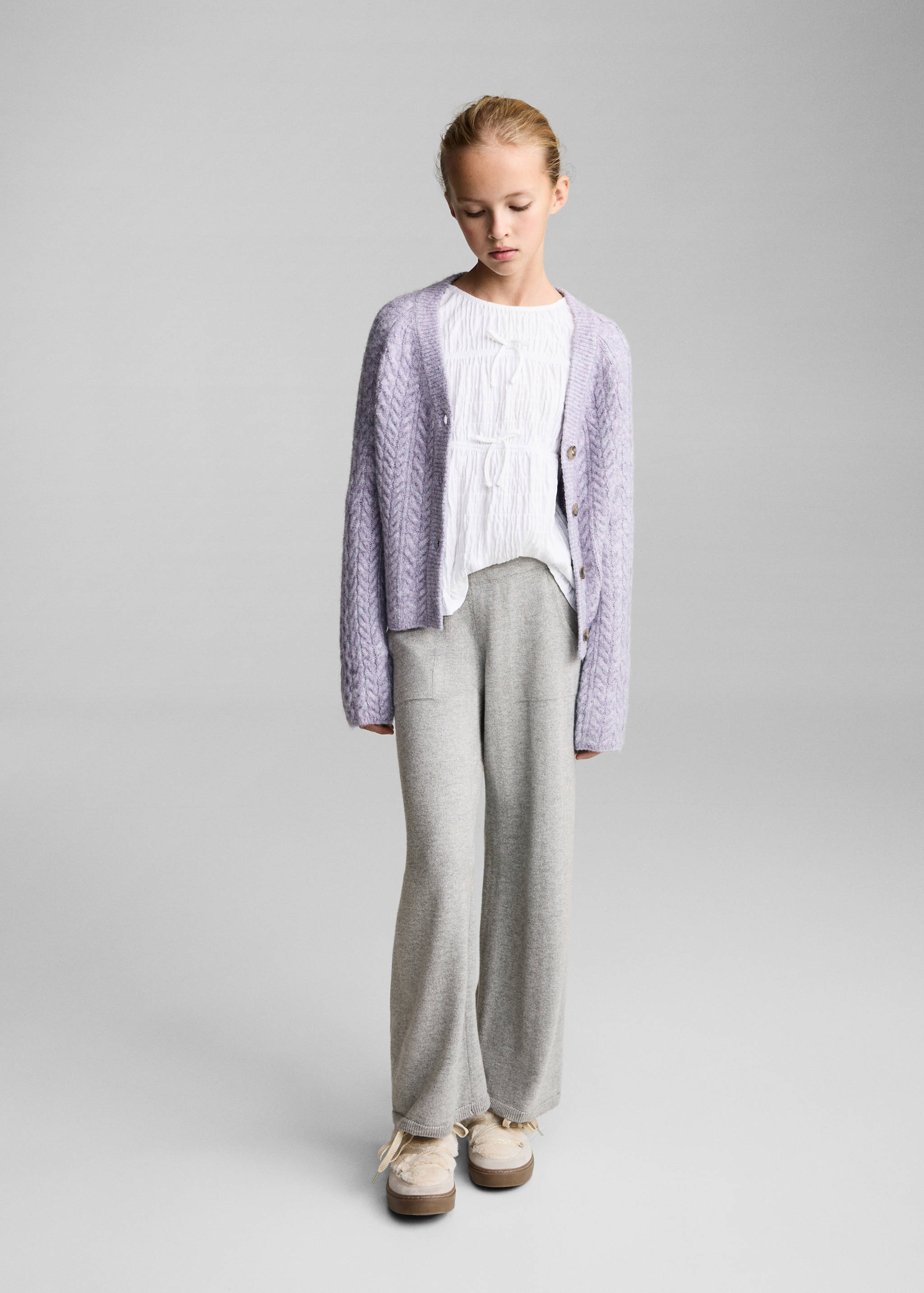 Knitted culotte pants - General plane