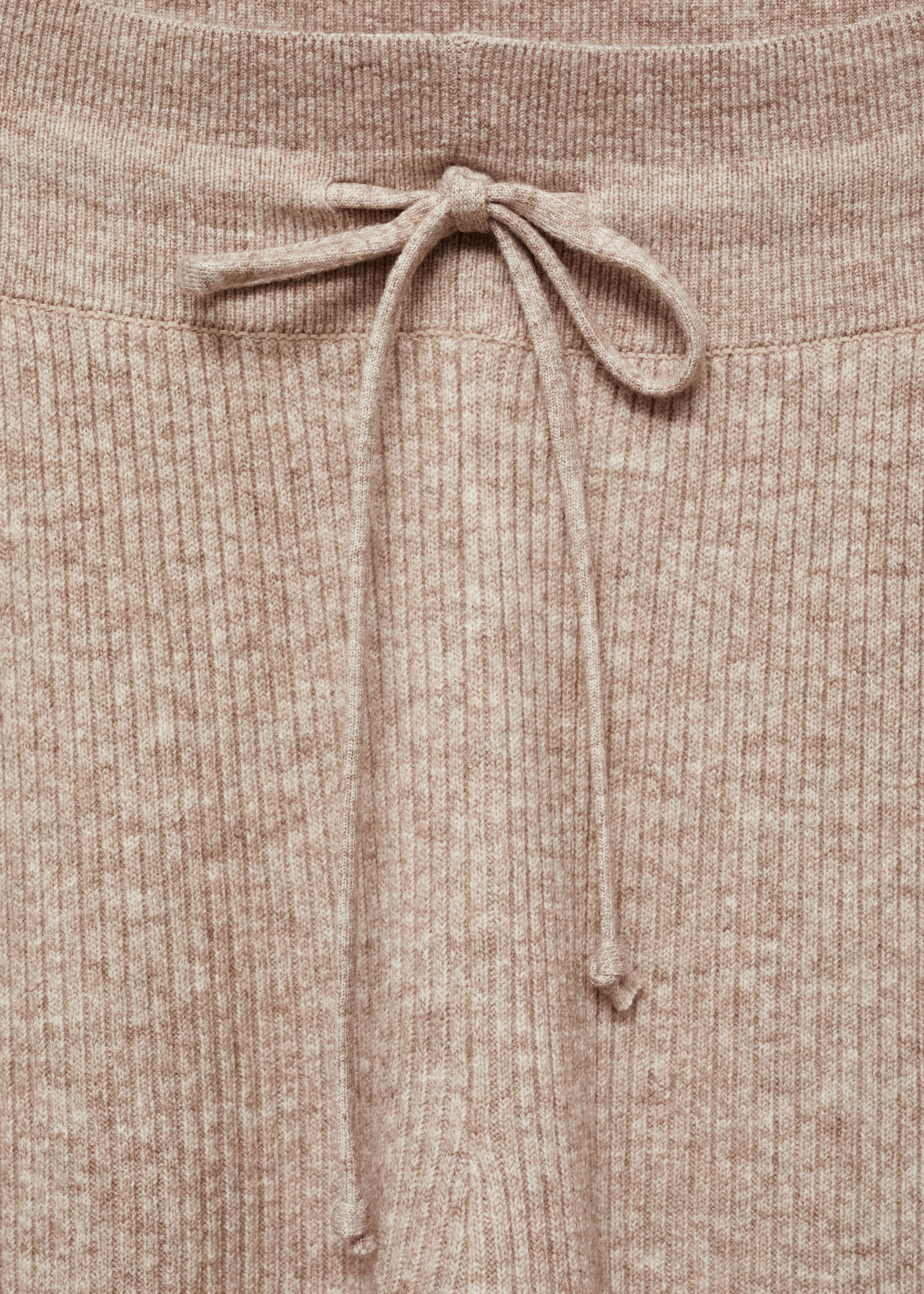 Fine rib-knit trousers - Details of the article 8