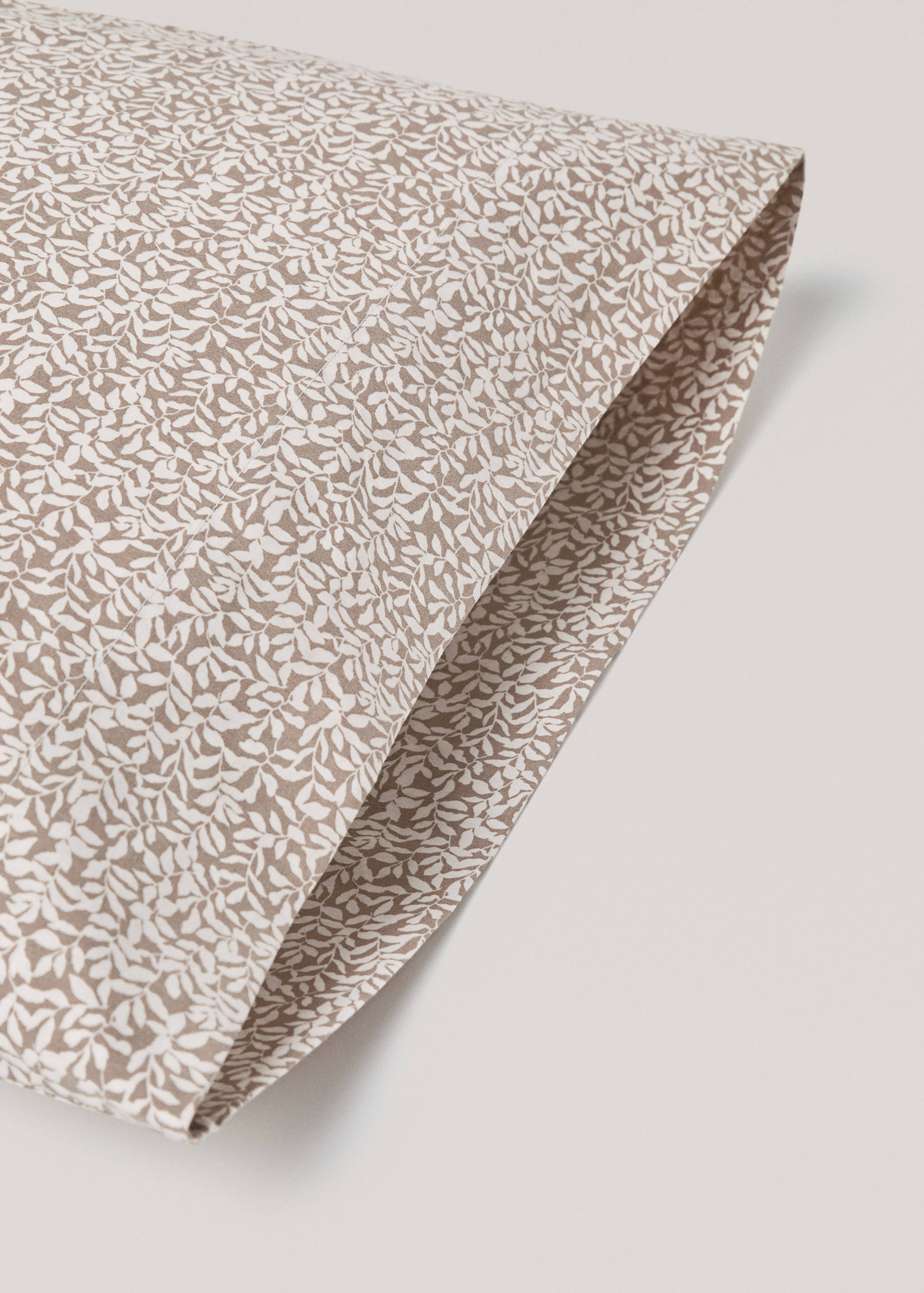 Taie d’oreiller en imprimé micro-fleurs 45x110 cm - Détail de l'article 1