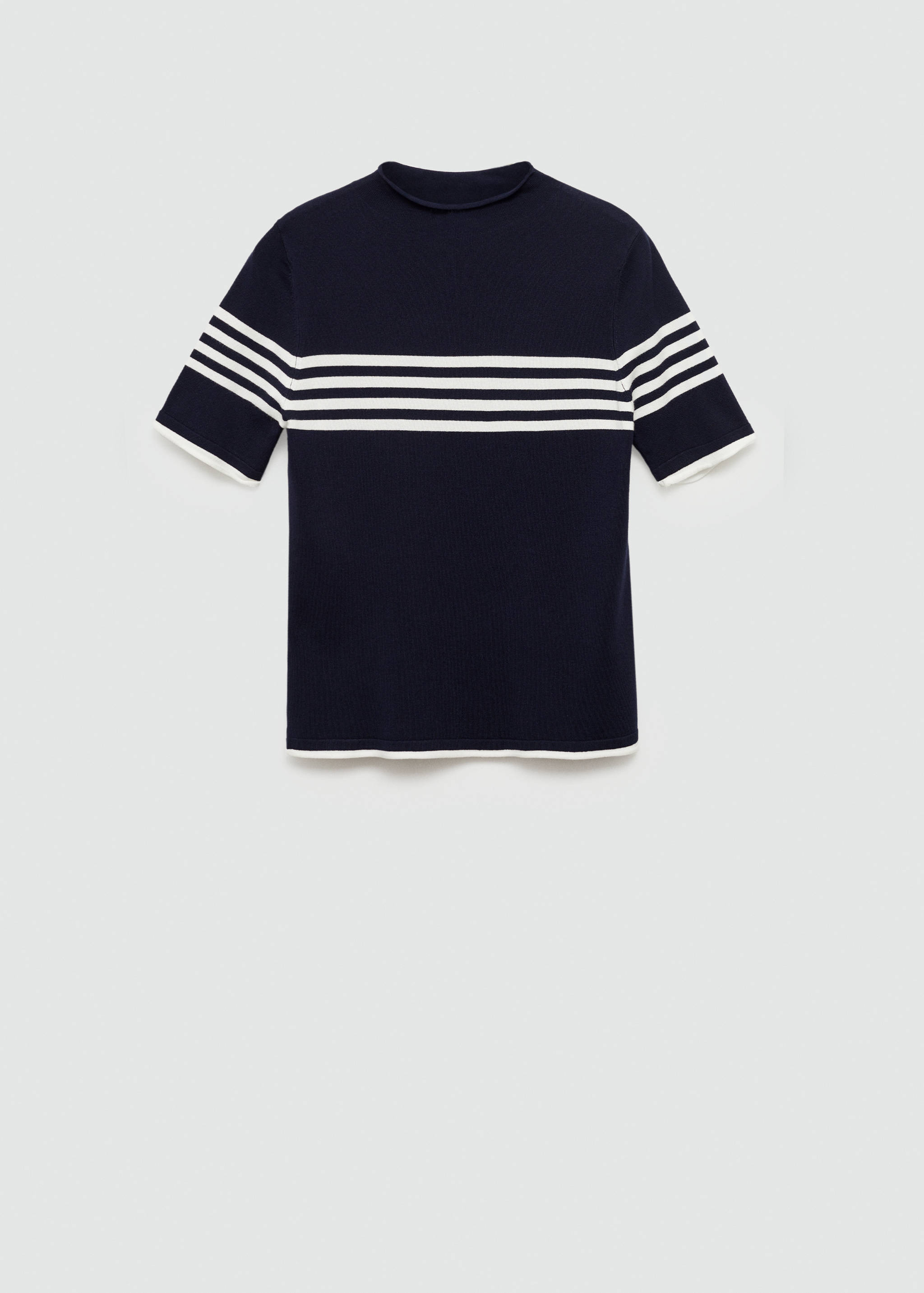 Sweter w paski z cienkiej dzianiny - Artykuł bez modela/modelki