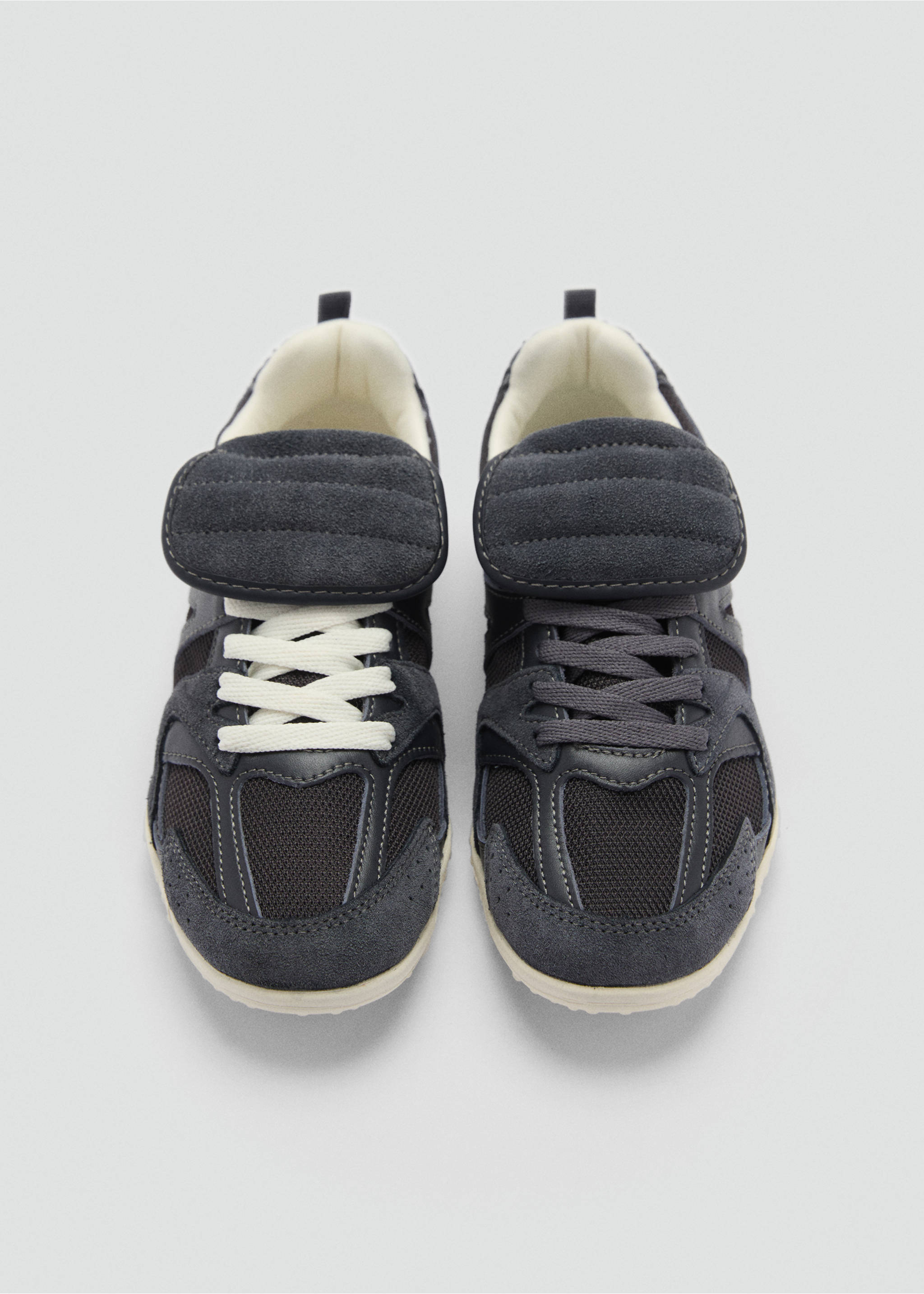 Scarpe sportive inserti pelle - Dettaglio dell'articolo 3, Blu notte. Ref: 77095638-00.