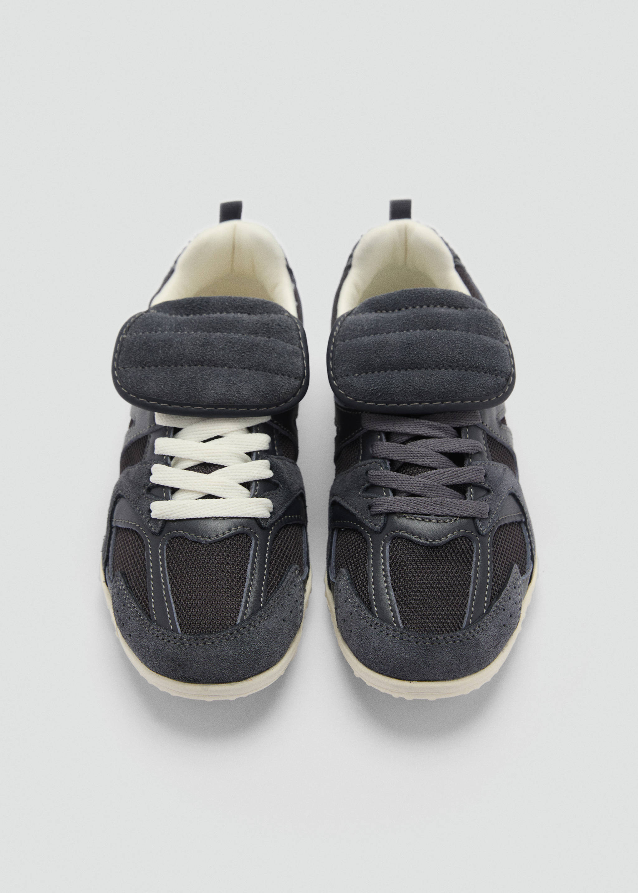 Leather panel sneakers - Details of the article 3